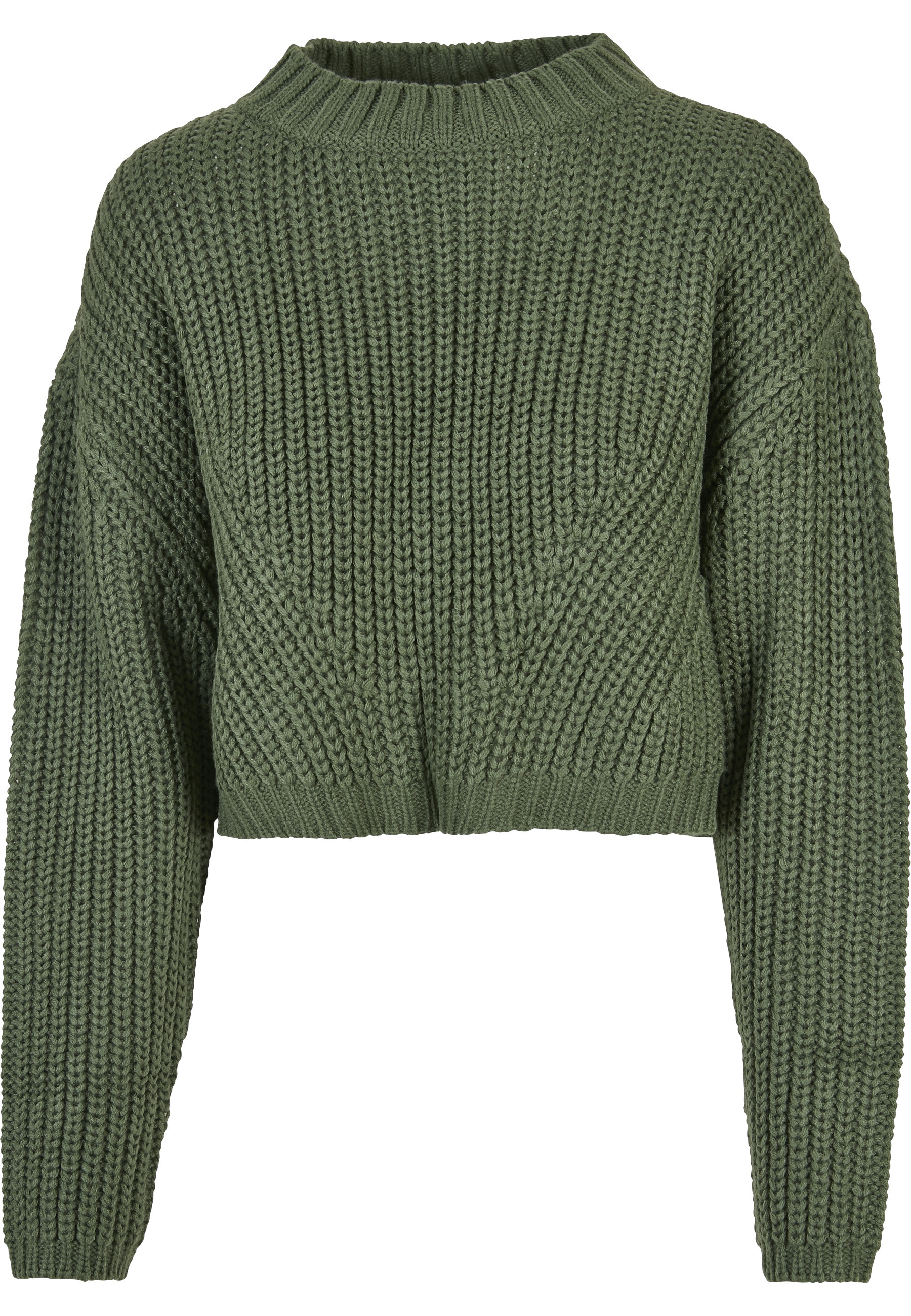 URBAN CLASSICS Rundhalspullover "Urban Classics Damen Ladies Wide Oversize Sweater" 1 Stk.