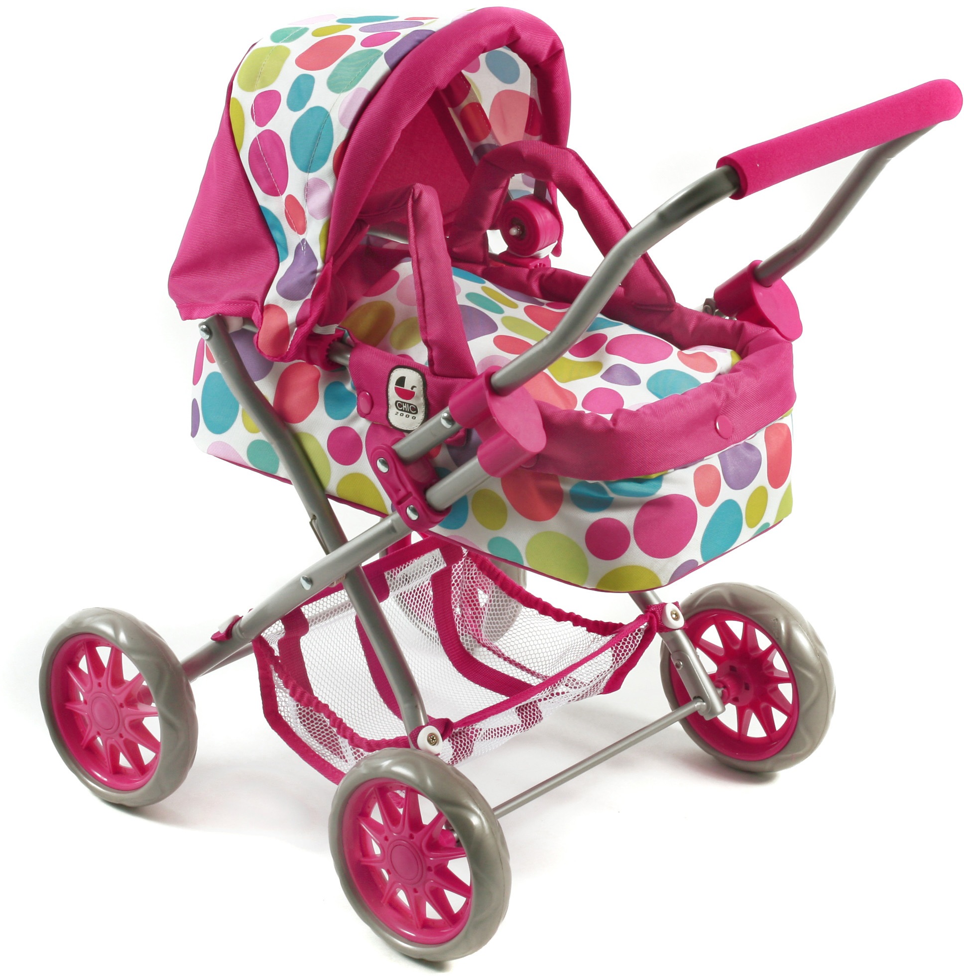 CHIC2000 Puppenwagen »Smarty pink«, mit herausnehmbarer Tragetasche