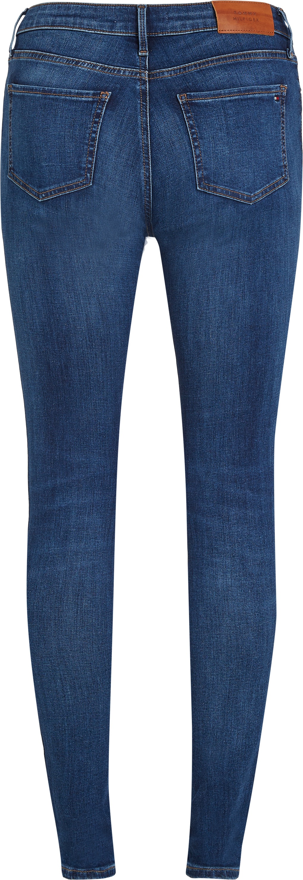 Tommy Hilfiger Skinny-fit-Jeans »COMO SKINNY RW ACE«, mit Logo-Badge, in Knöchellänge