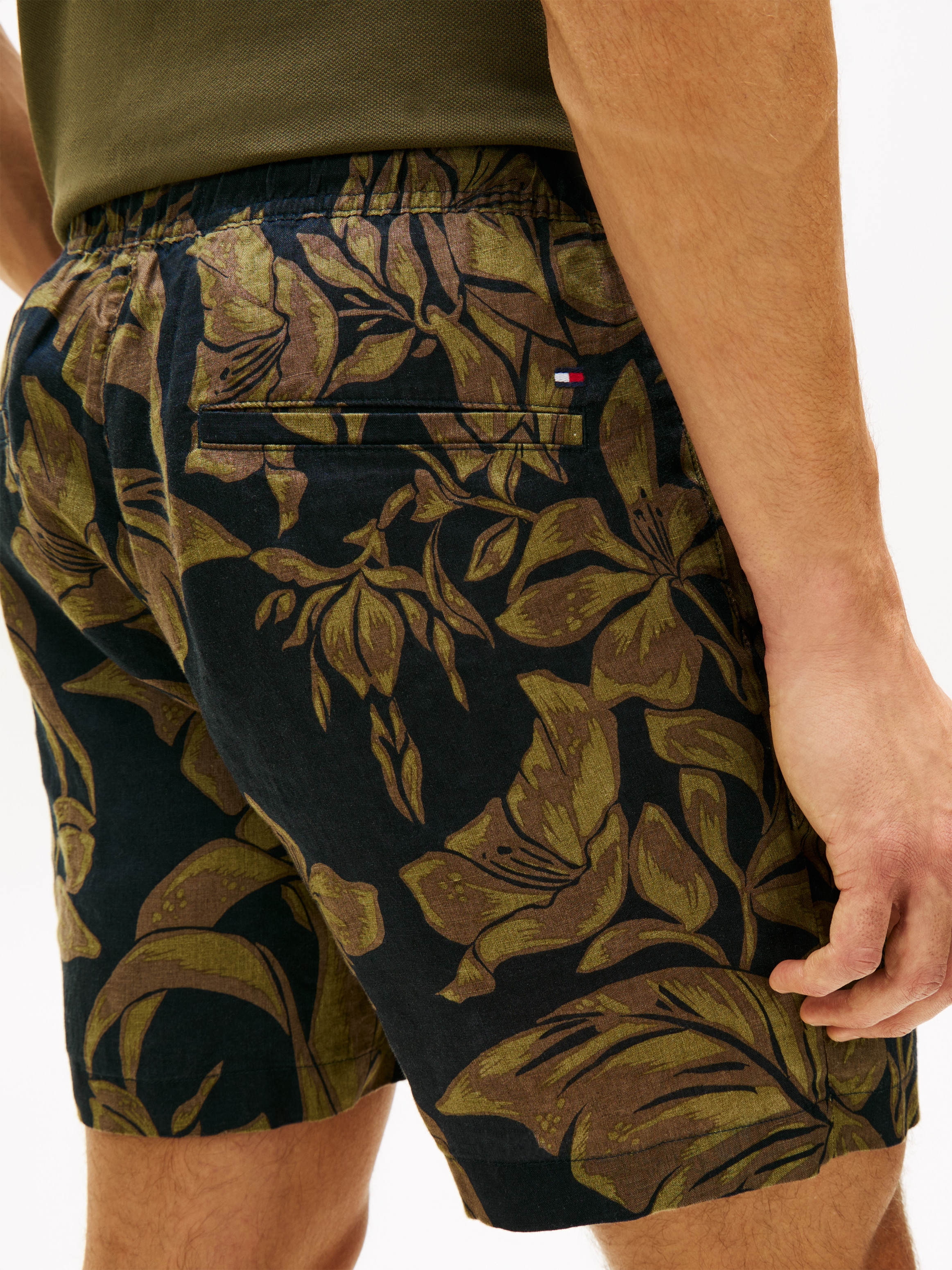 Tommy Hilfiger Chinoshorts »DOVER PO LINEN FLORAL AOP«  elastischer Bund, regular fit