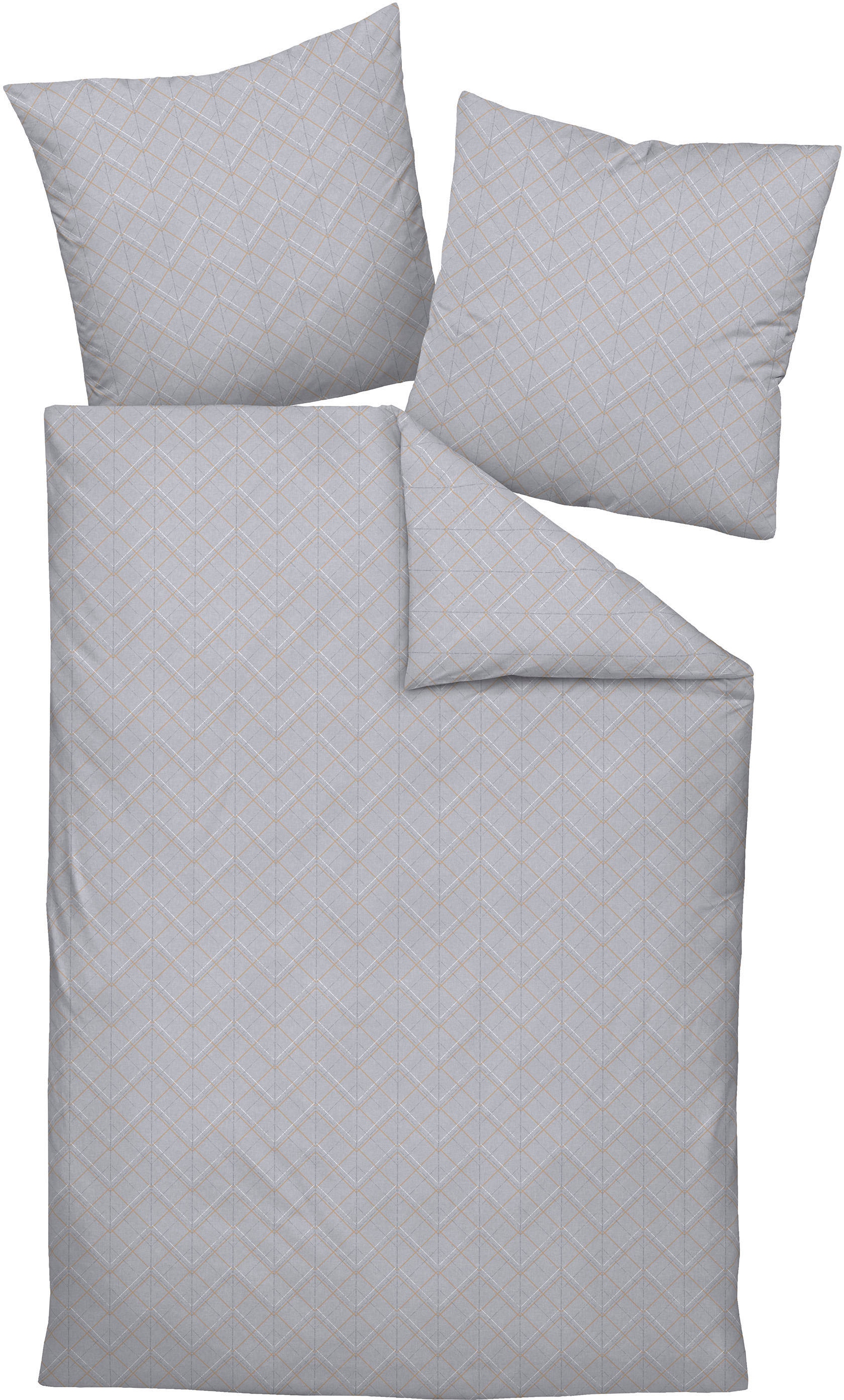 Janine Bettwäsche "MILANO 45061" 2 Stk. tlg. mit Reißverschluss günstig online kaufen