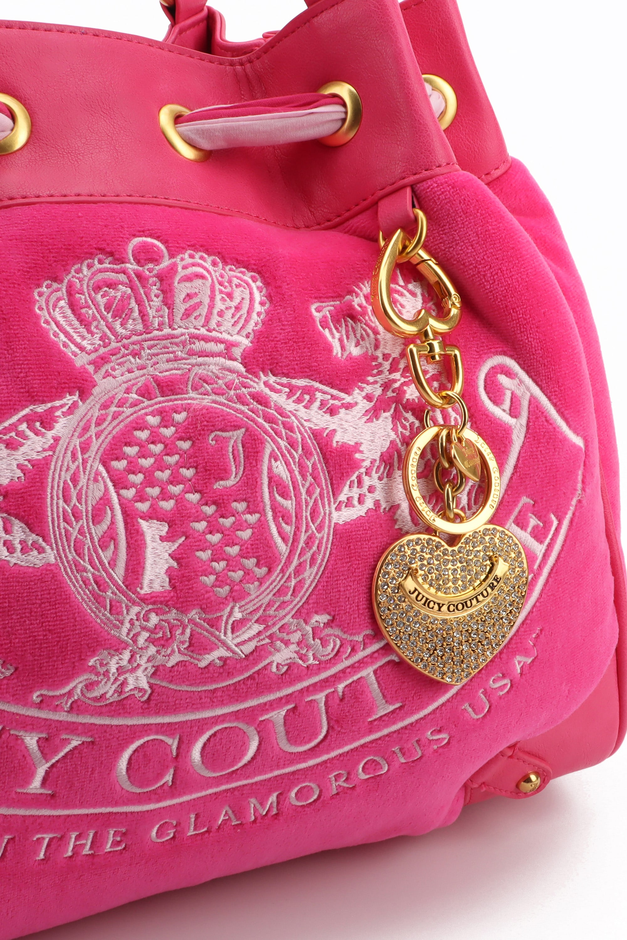 Juicy Couture Tragetasche »DAYDREAMER CLASSIC CREST LARGE DOUBLE HANDLE BAG.. Damen« Tragetasche Damen, Shopper, Einkaufstasche, Fashion, Lifestyle, Sale