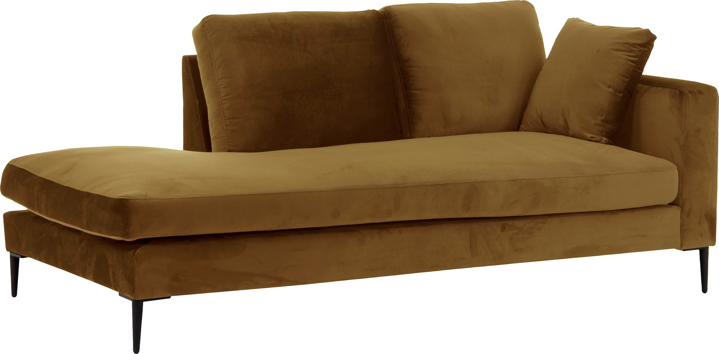 Home affaire Recamiere "Cozy Chaiselongue, Maße B/T/H: 195/97/80 cm" mit lo günstig online kaufen