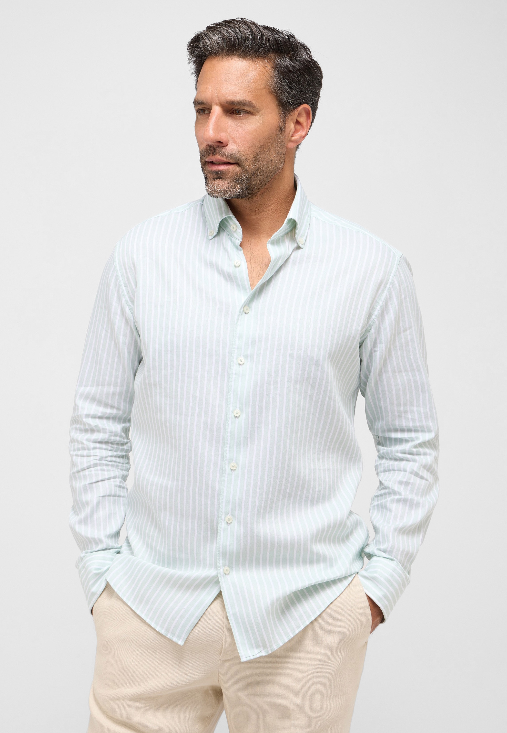 Eterna Langarmhemd "MODERN FIT" EASY IRON (bügelleicht) günstig online kaufen