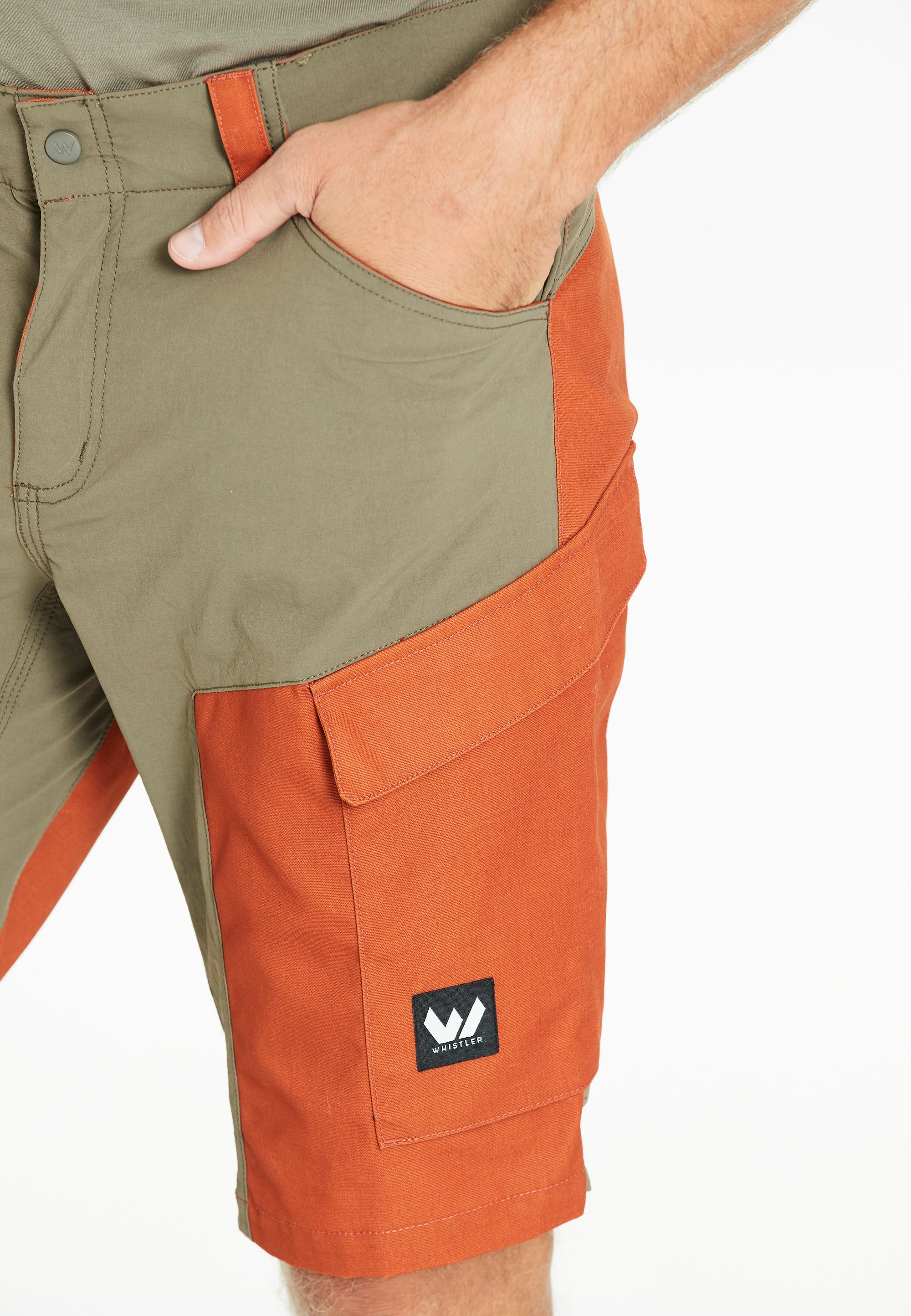 WHISTLER Shorts »ROMMY«, mit atmungsaktivem Materialmix