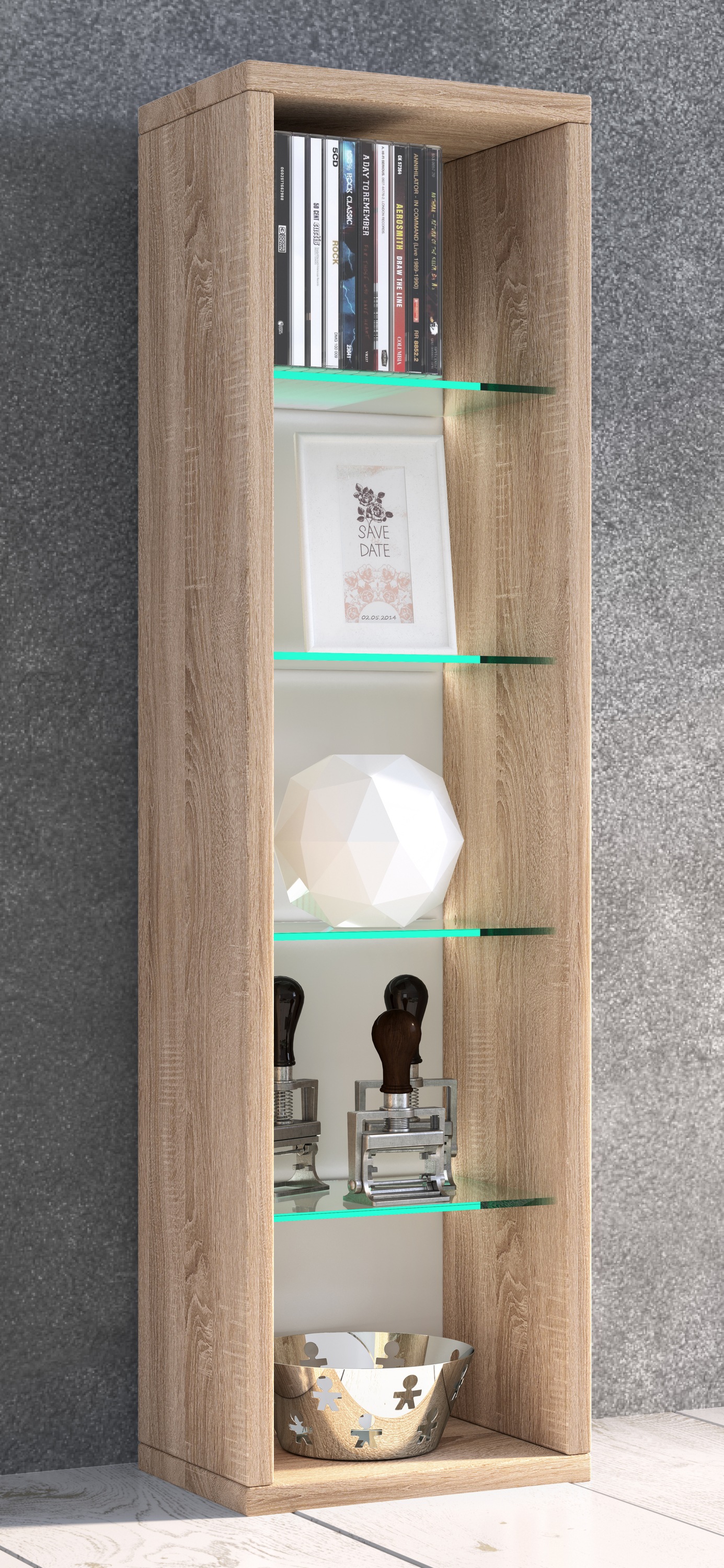 VCM Wandregal »Holz Wandregal Wandboard Hängeregal Board Rasato« 1 Stk. tlg.