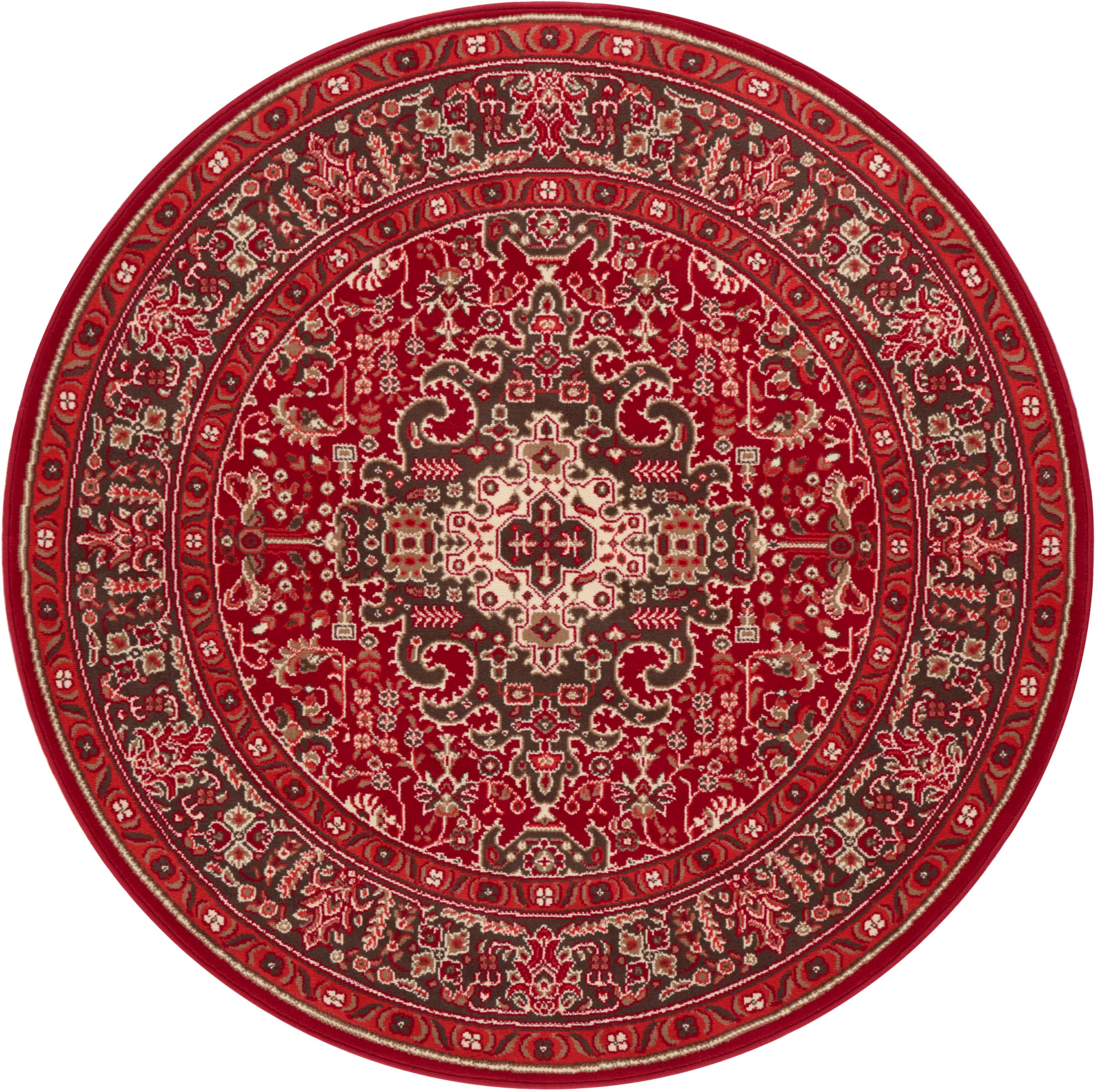 HANSE Home Teppich »Skazar Isfahan«, rund, 9 mm Höhe, Kurzflor, Orient, Teppich, Vintage, Esszimmer, Wohnzimmer, Flur