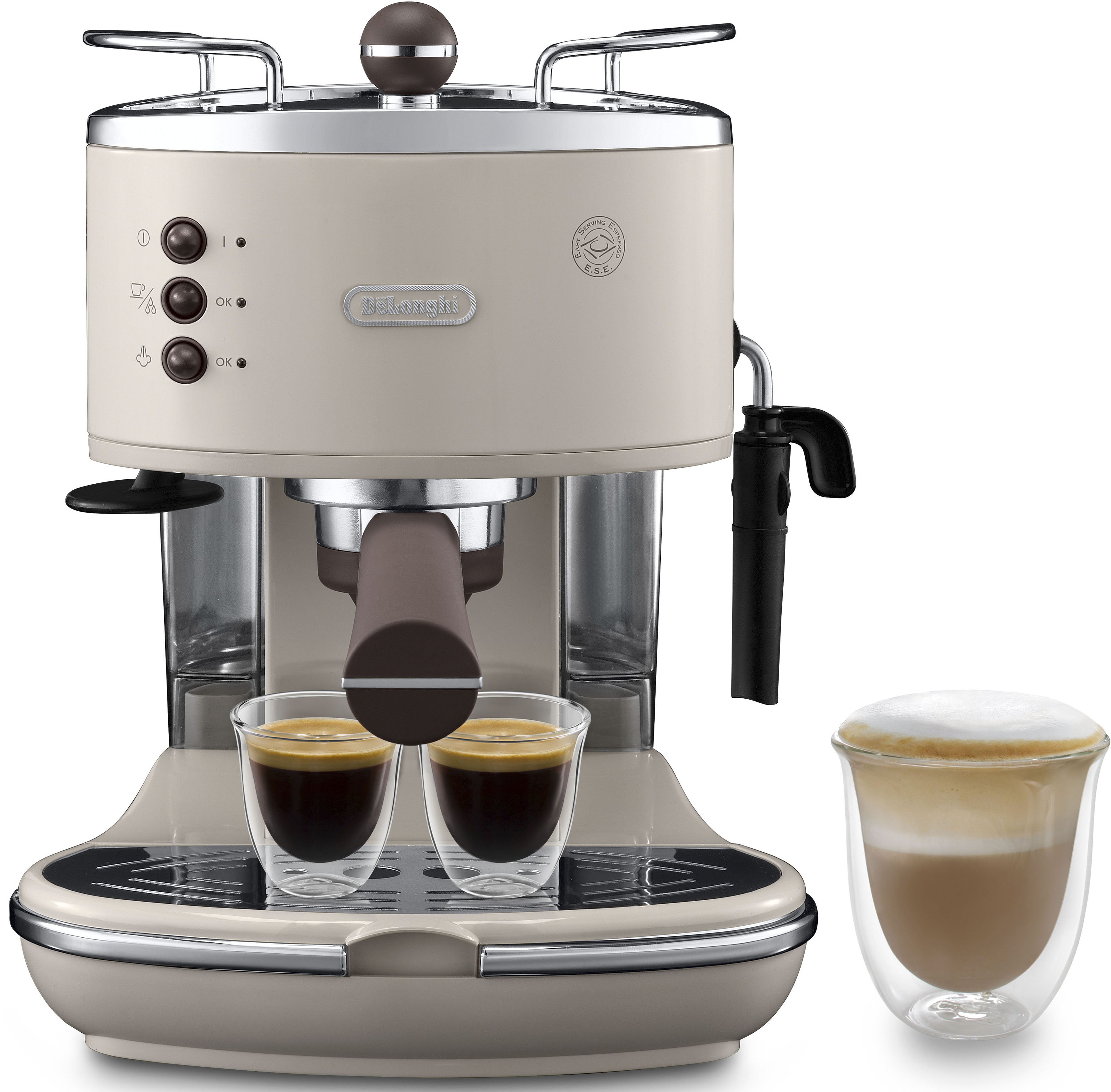 De'Longhi Icona Vintage ECOV311.BG Espresso Coffee Machine - Cream