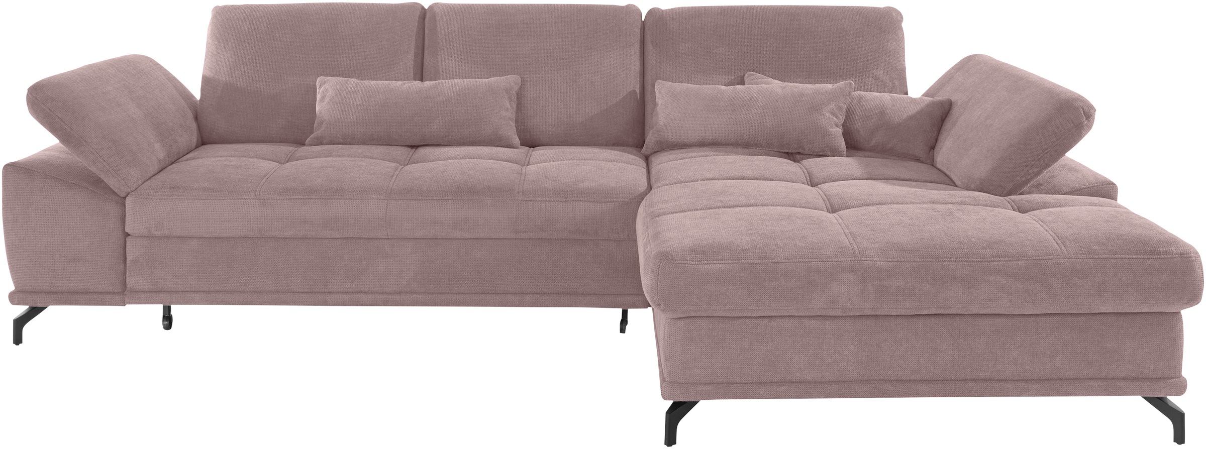 PLACES OF STYLE Ecksofa "Costello L-Form, B: 301 cm mit Sitztiefen-, Armtei günstig online kaufen
