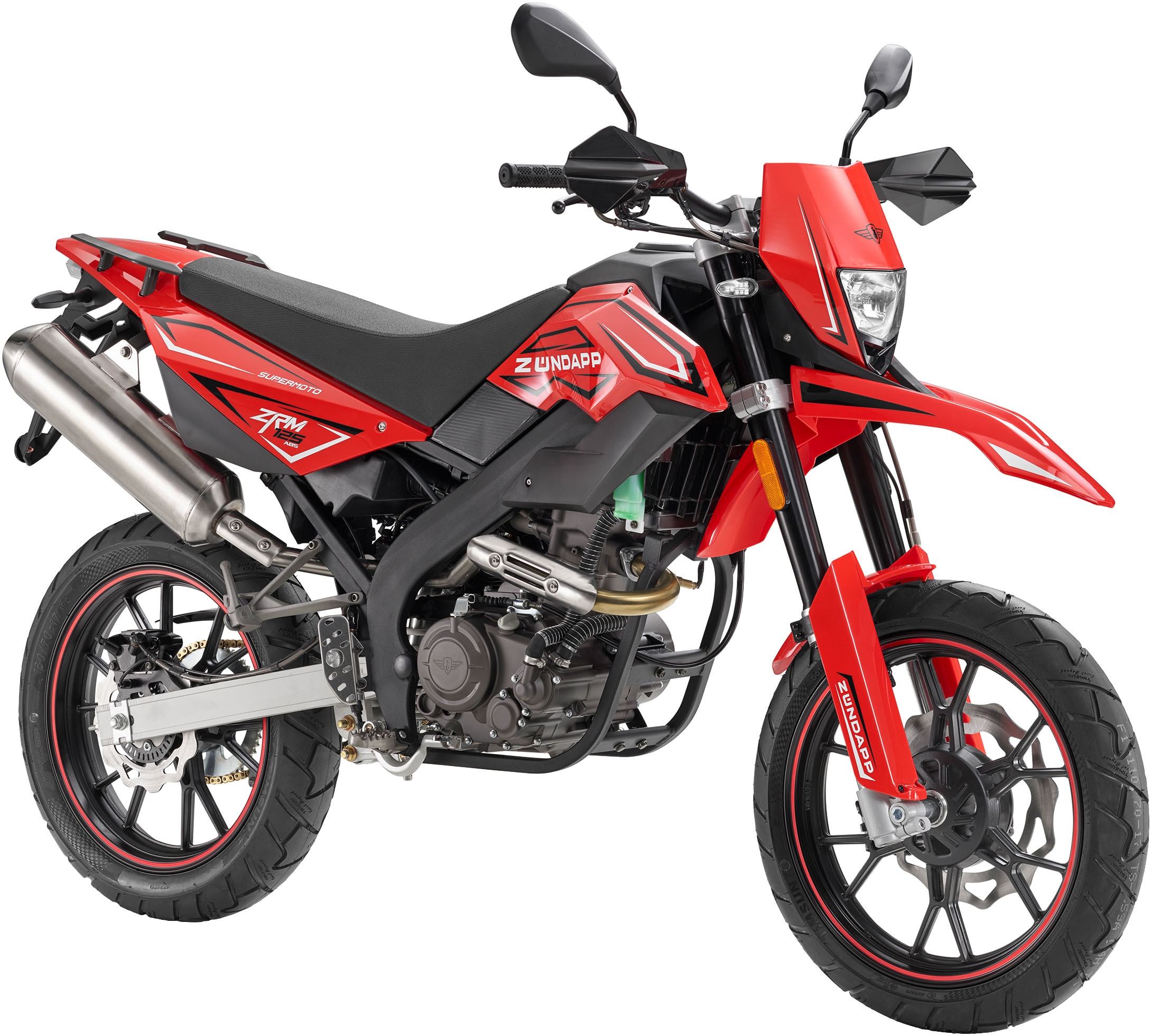 Motorrad »ZRM 125 Supermoto E5«, 124 cm³, 102 km/h, Euro 5, 15 PS, Sportliches Design