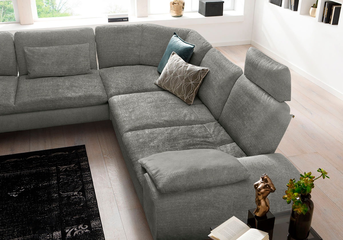 W.SCHILLIG Ecksofa »valentinoo, Designsofa, elegant und bequem, L-Form«, (Set), mit Sitztiefenverstellung, Breite 318 cm