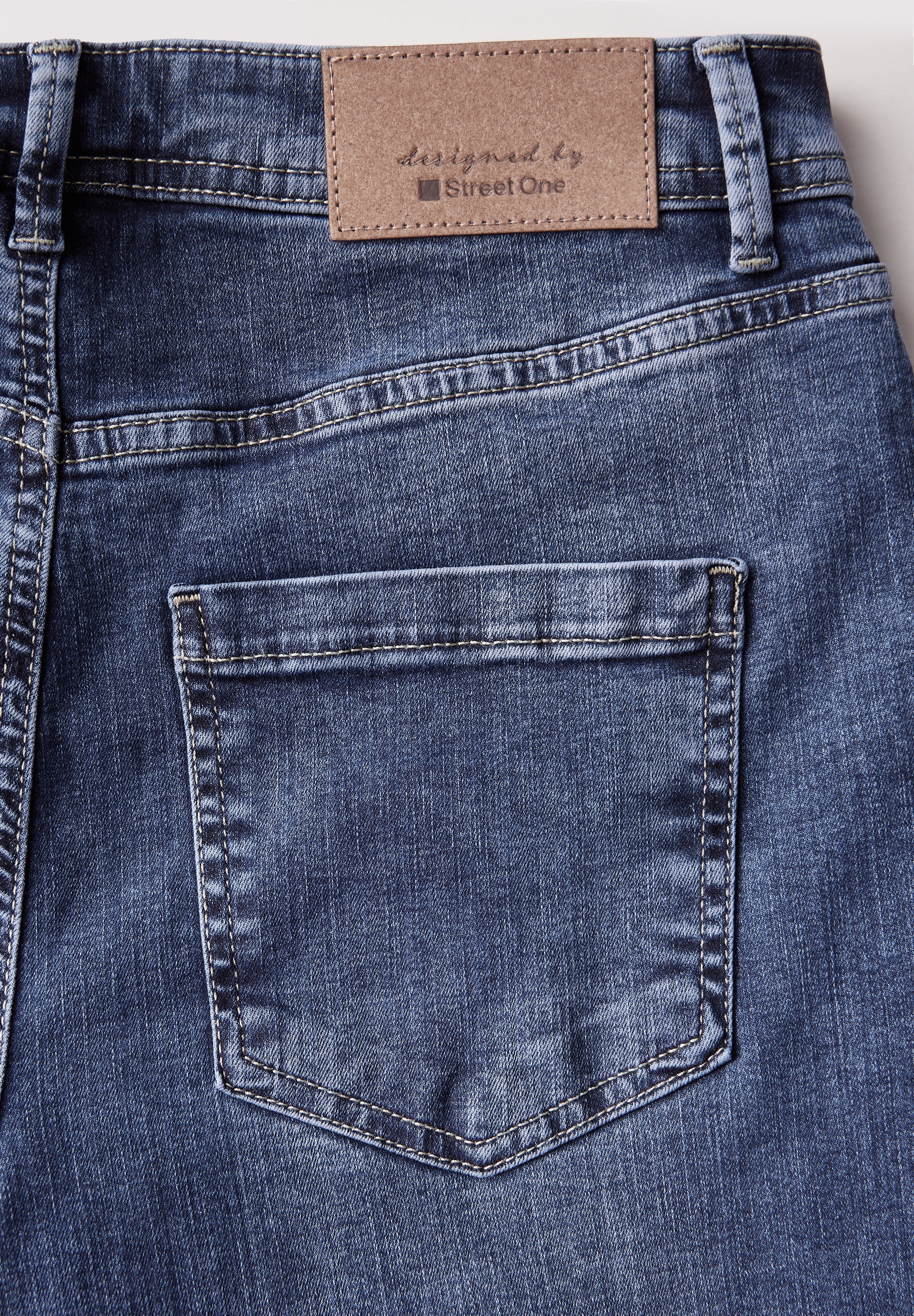 STREET ONE Weite Jeans, 5-Pocket-Style