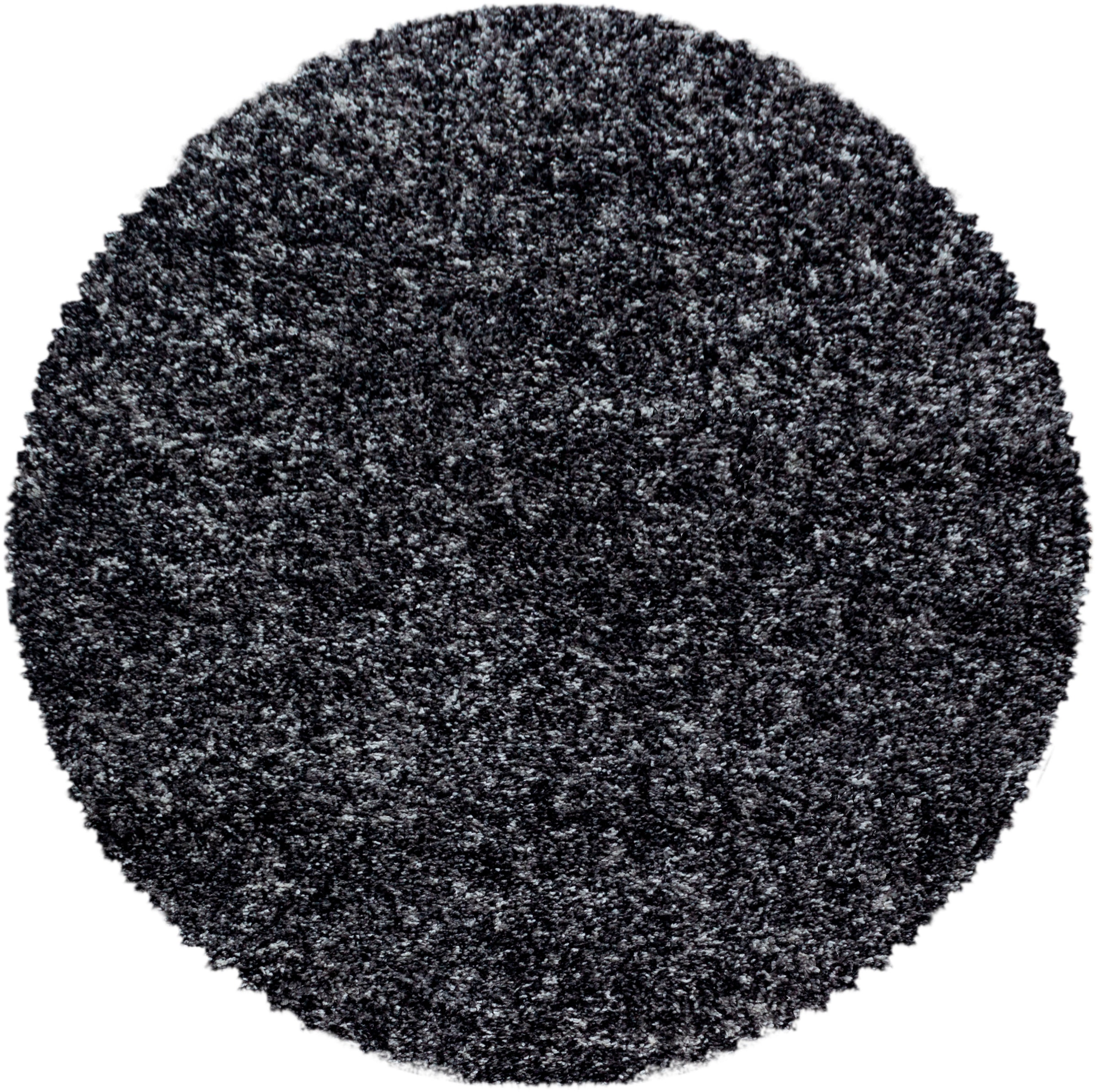 Ayyildiz Teppiche "Enjoy Shaggy" rund 50 mm Höhe melierter Langflor, Wohnzi günstig online kaufen