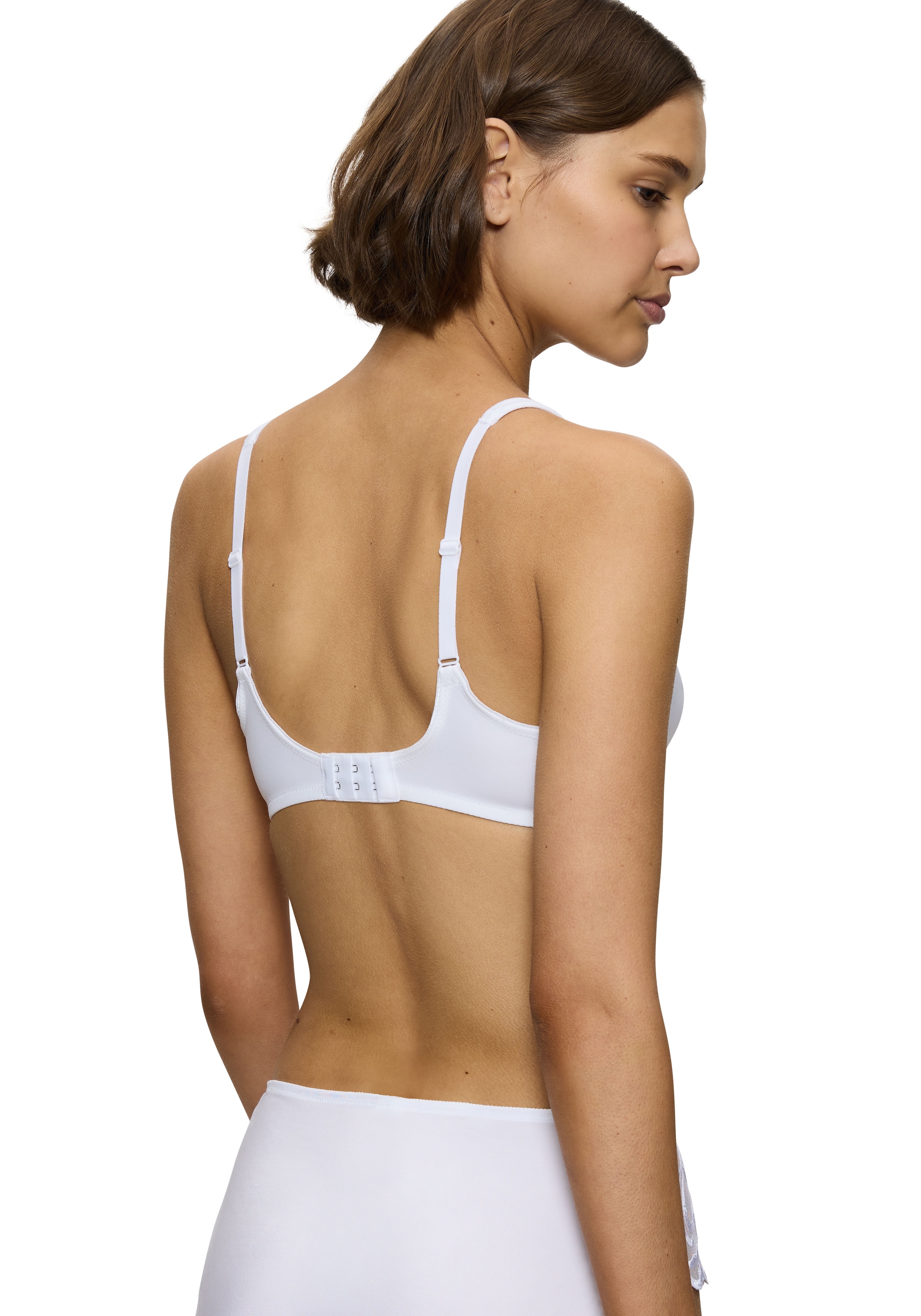 Triumph Bügelloser BH »Modern Lace+Cotton N«, Spitzeneinsätze