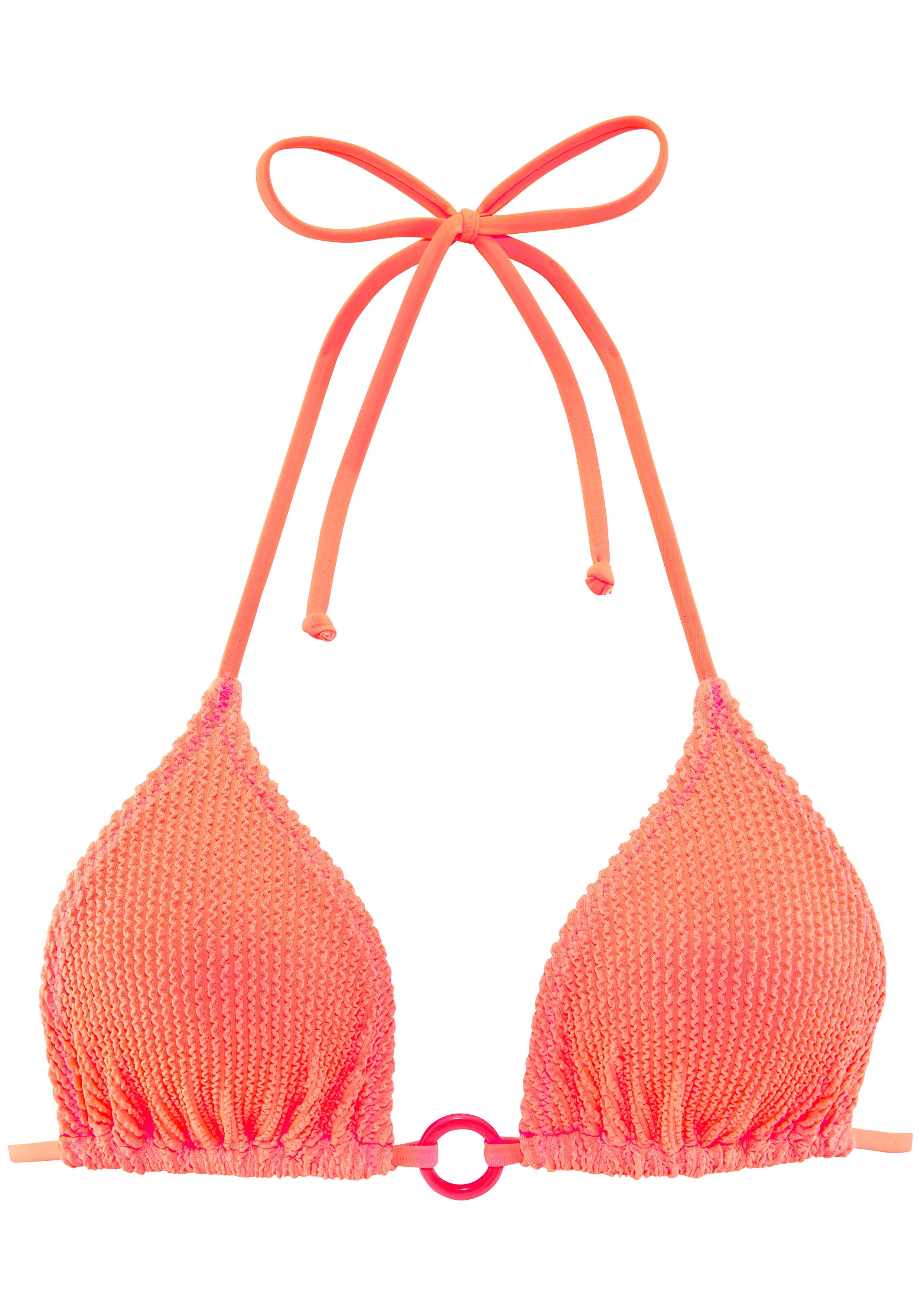 Venice Beach Triangel-Bikini-Top "Addison" mit tonalem Zierring