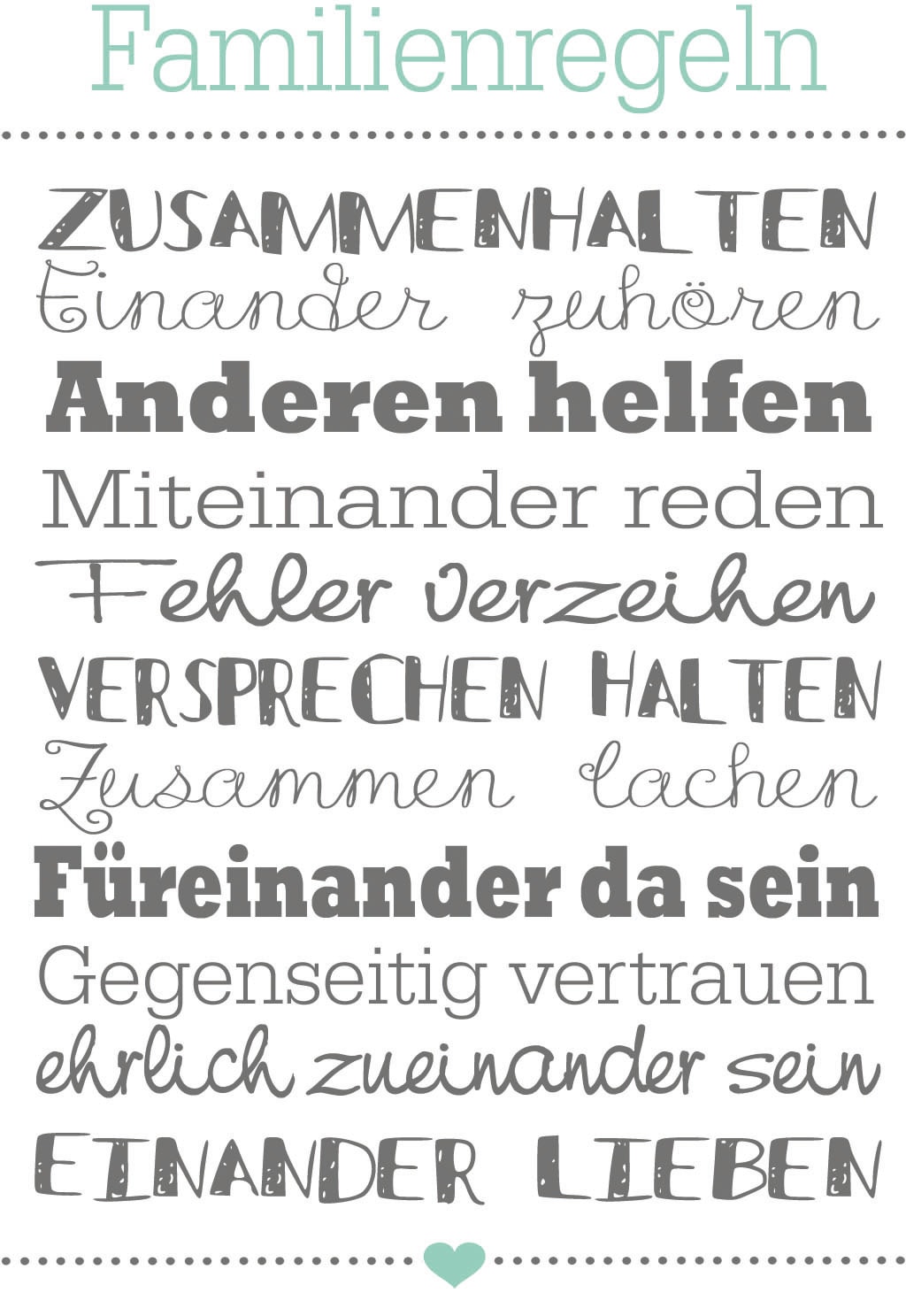 BAUR kaufen Reinders! Poster »Trau | dich…«, St.) (1