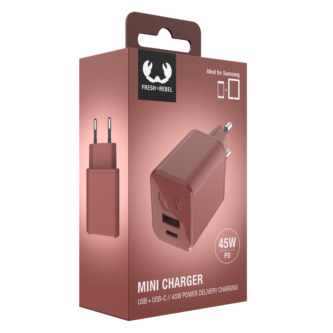 Fresh´n Rebel USB-Ladegerät »Mini-Charger USB-C und USB-A, PD 45W«