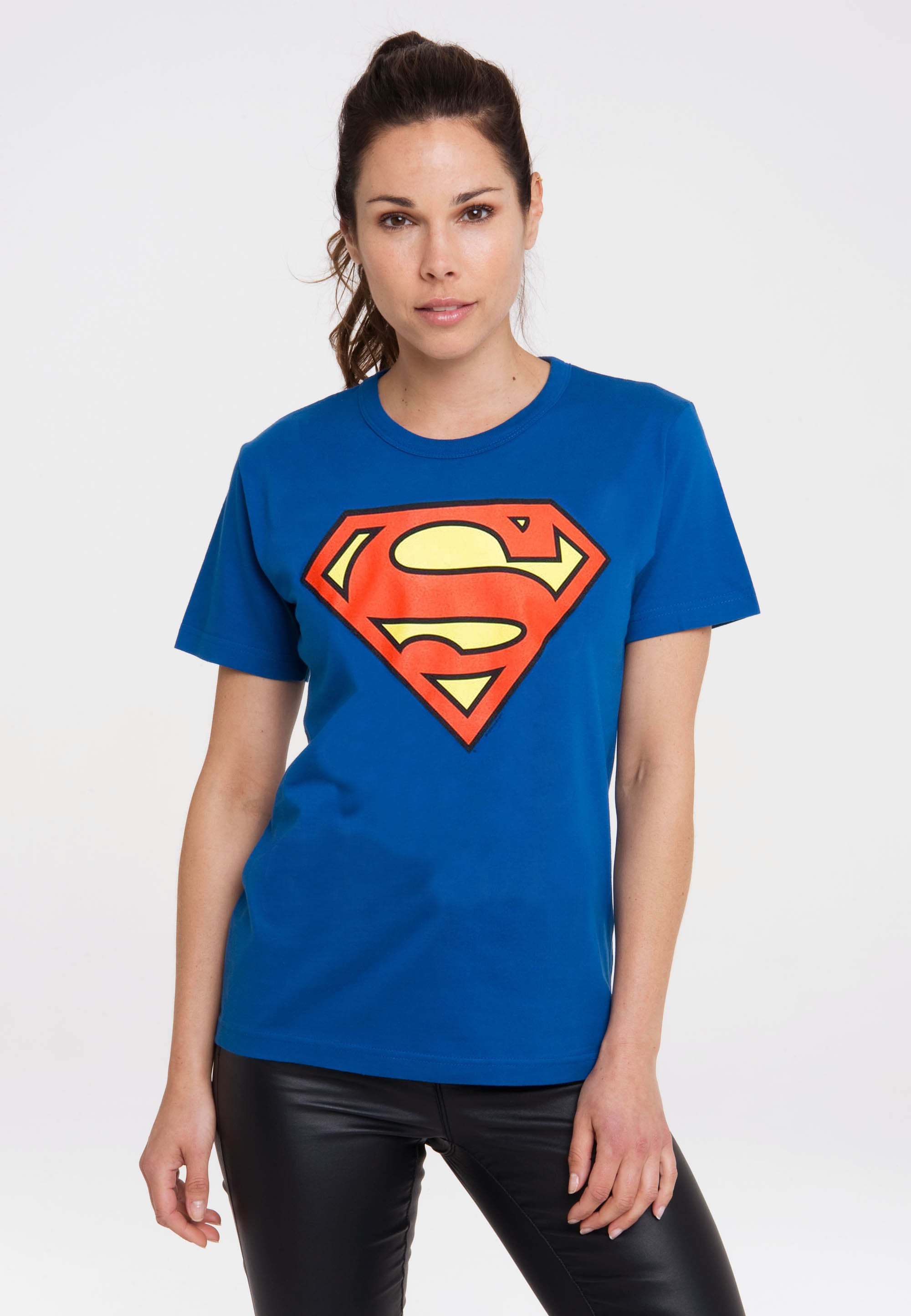 LOGOSHIRT T-Shirt "DC - Superman Logo Clean", mit coolem Superman-Print günstig online kaufen