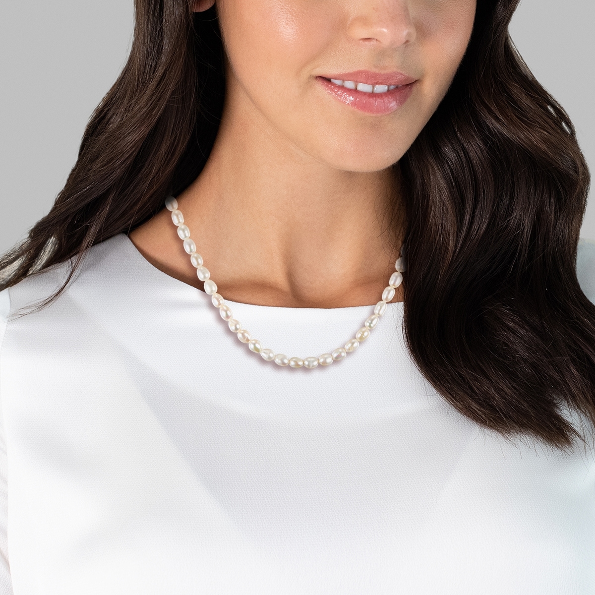 Lulu & Jane Perlenkette »LJ71« Messing