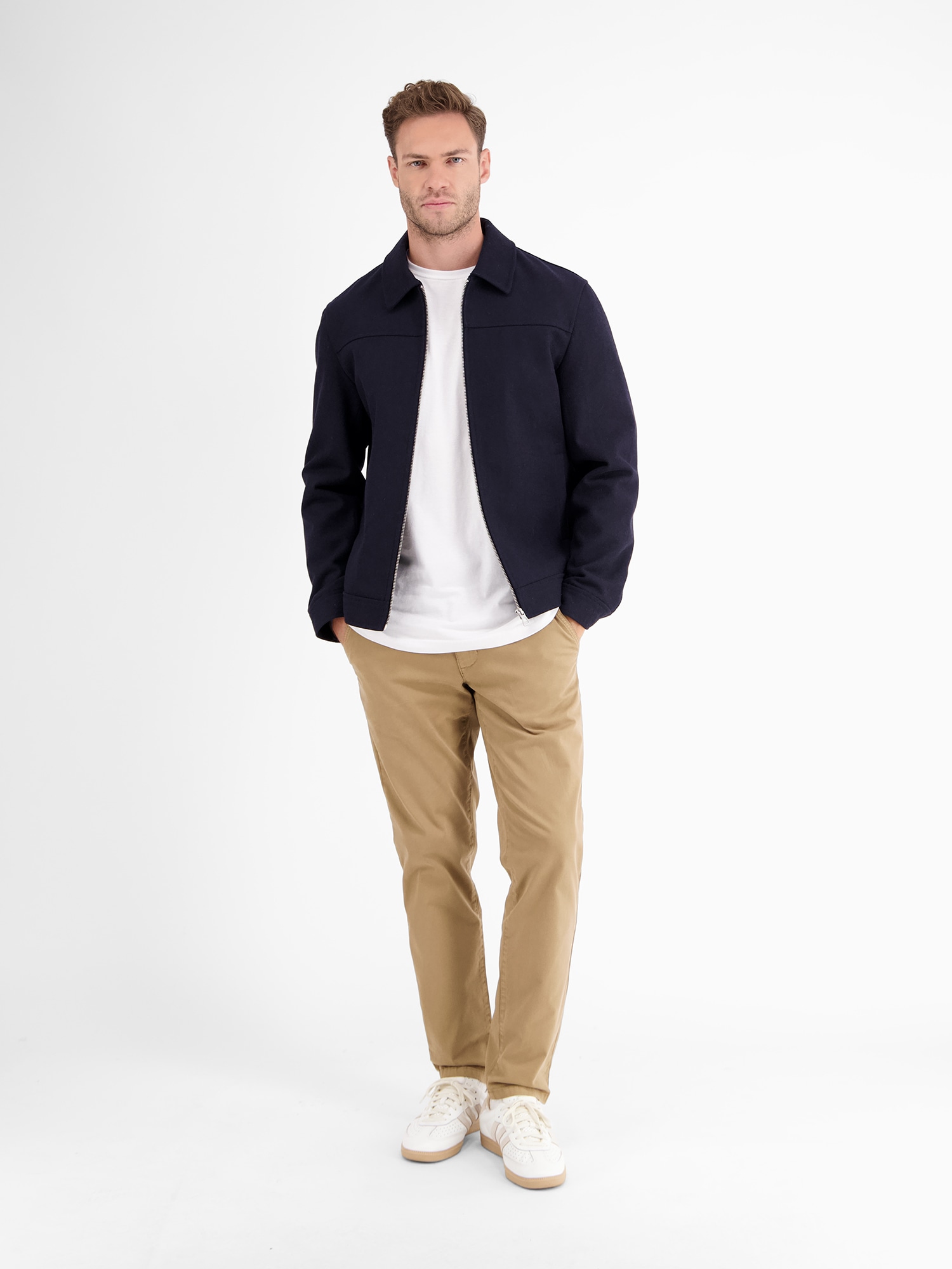 LERROS 5-Pocket-Hose »Basic Chino in Strukturqualität, SLIM FIT«