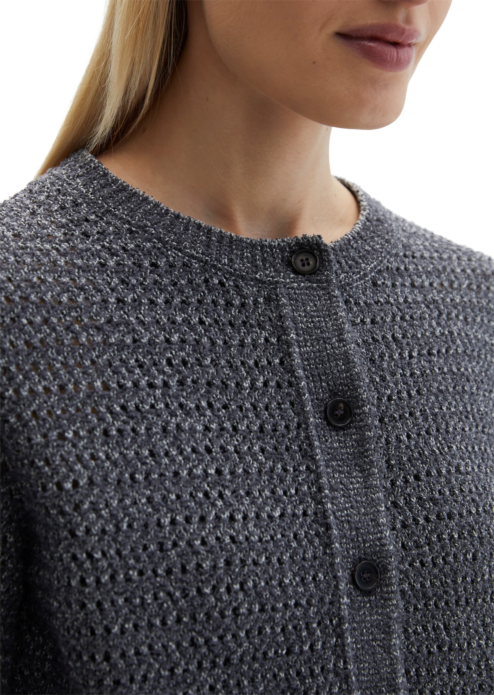 Marc O'Polo Cardigan »aus Bi-Color-Garn«