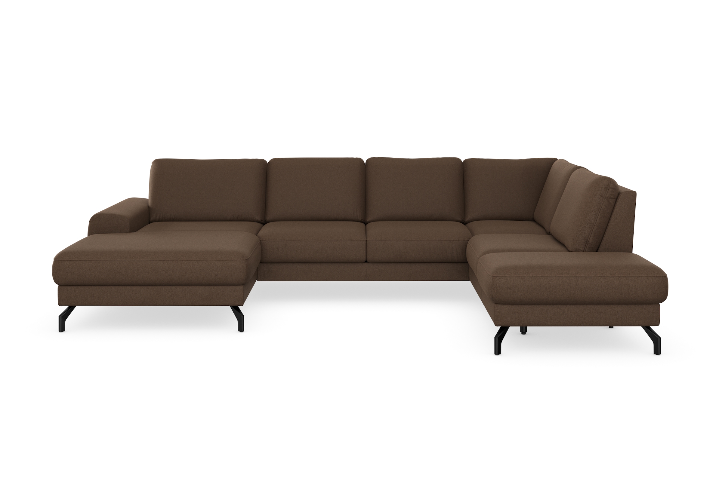 sit&more Wohnlandschaft »Cinturo U-Form«, inklusive Sitztiefenverstellung und Federkern, Sitzhöhe 45 cm