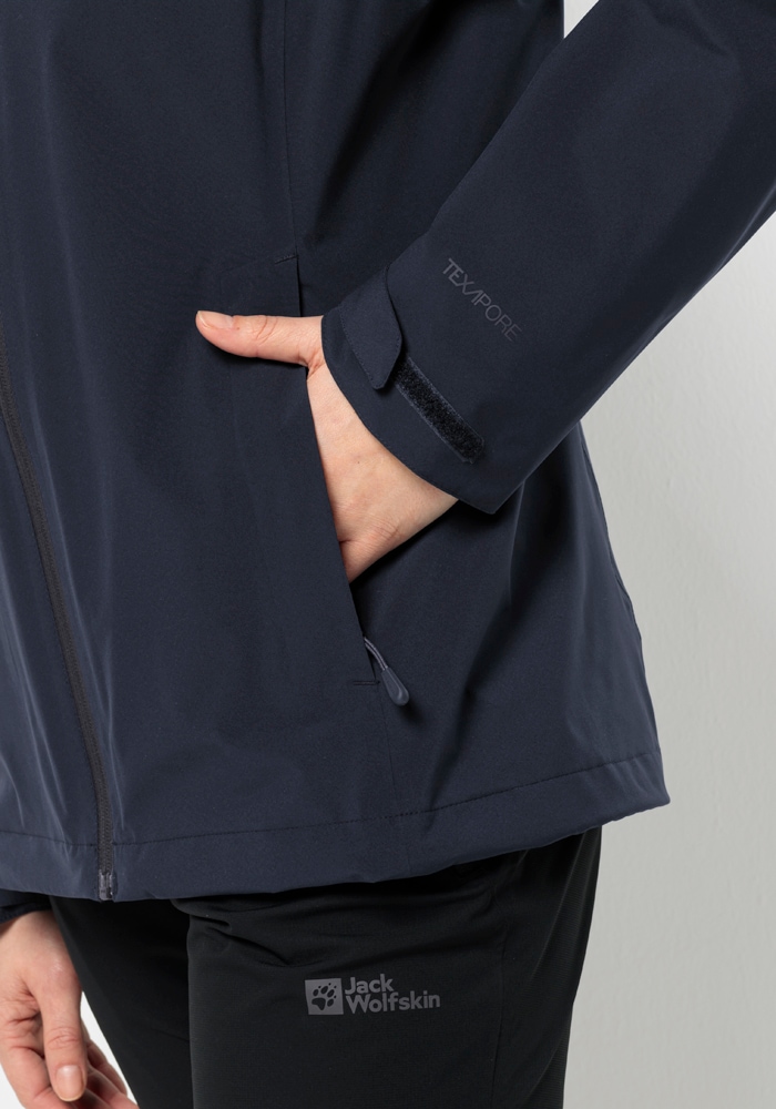 Jack Wolfskin Funktionsjacke »ROBURY 2L JKT W«, mit Kapuze