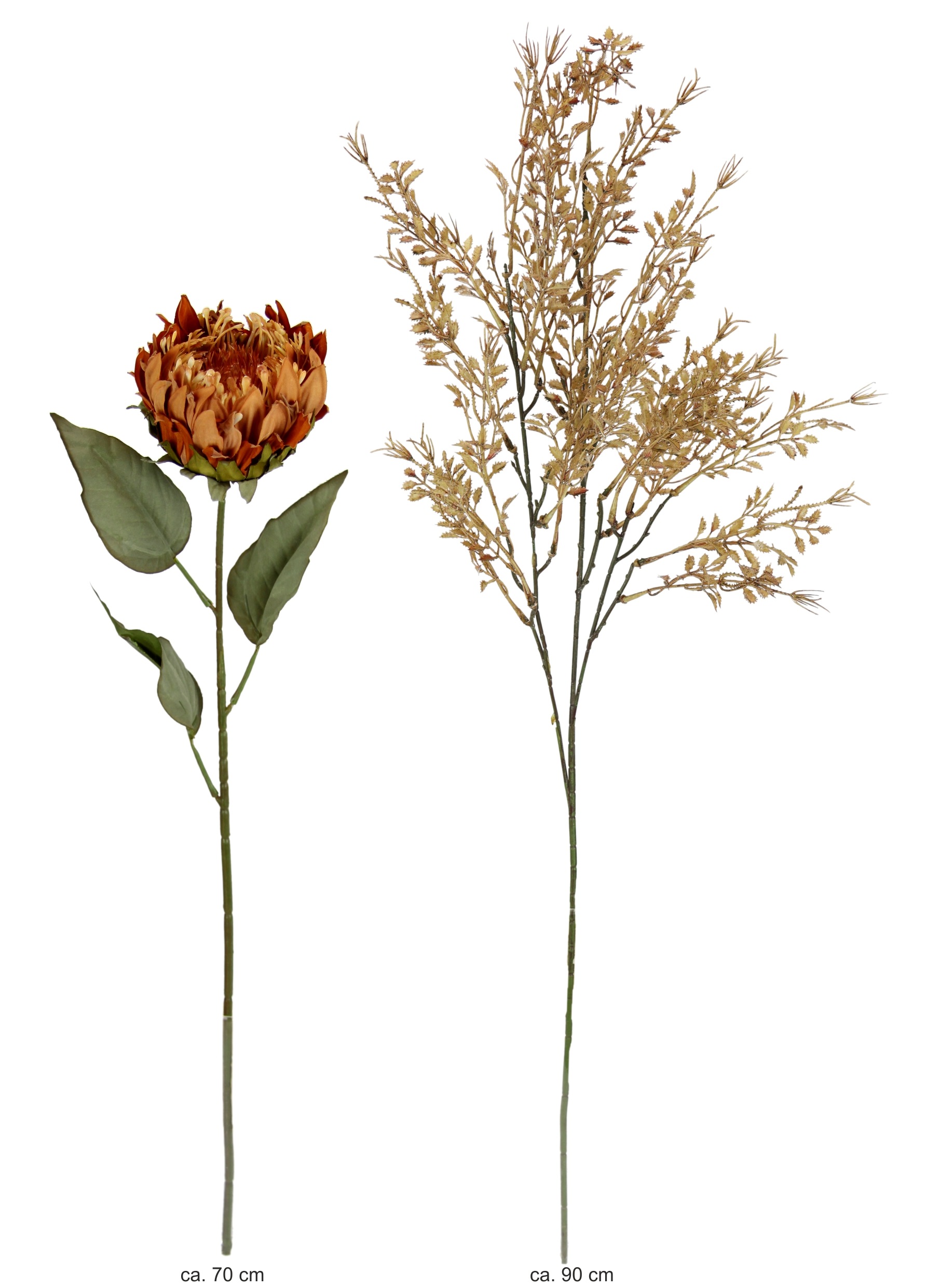 I.GE.A. Kunstblumenstrauß "Kunstblumen Set Artischocke", 2er Set Artischock günstig online kaufen