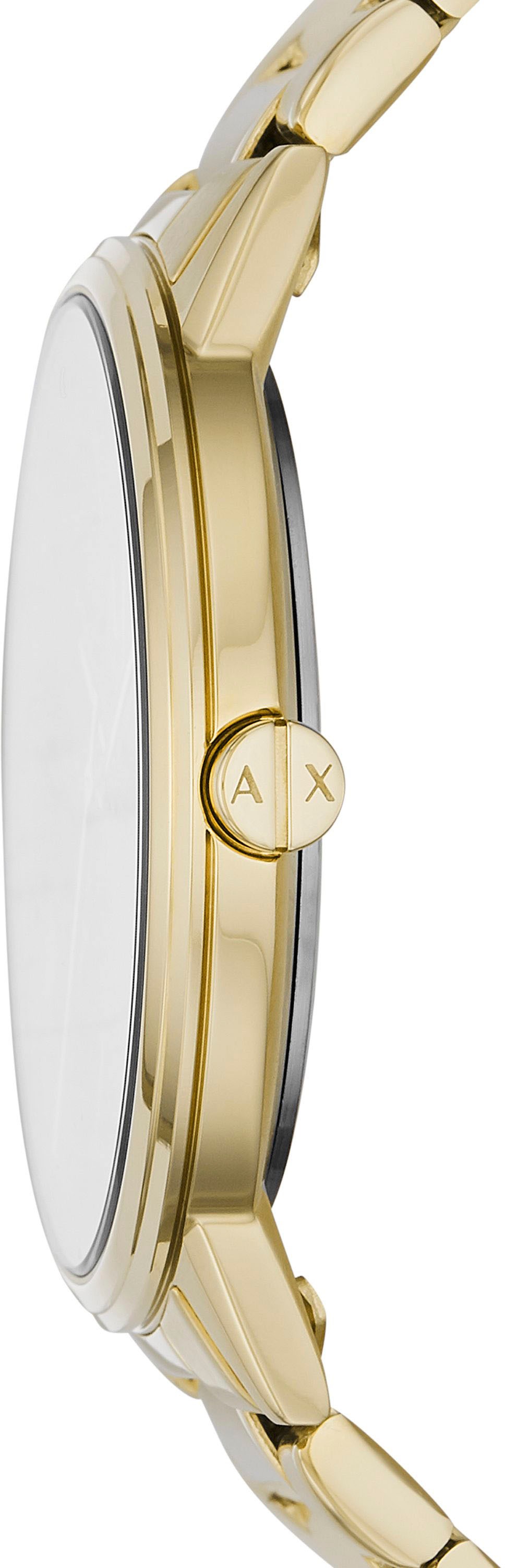 ARMANI EXCHANGE Quarzuhr »AX7119«, (Set, 2 tlg., inklusive Schmuckarmband), Armbanduhr, Herrenuhr, ideal auch als Geschenk, analog