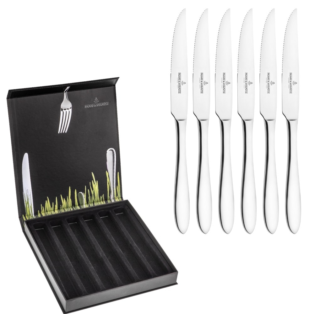 Picard & Wielpütz Solingen Steakmesser "Bozen, im Geschenkkarton" praktisches Steakmesser-Set