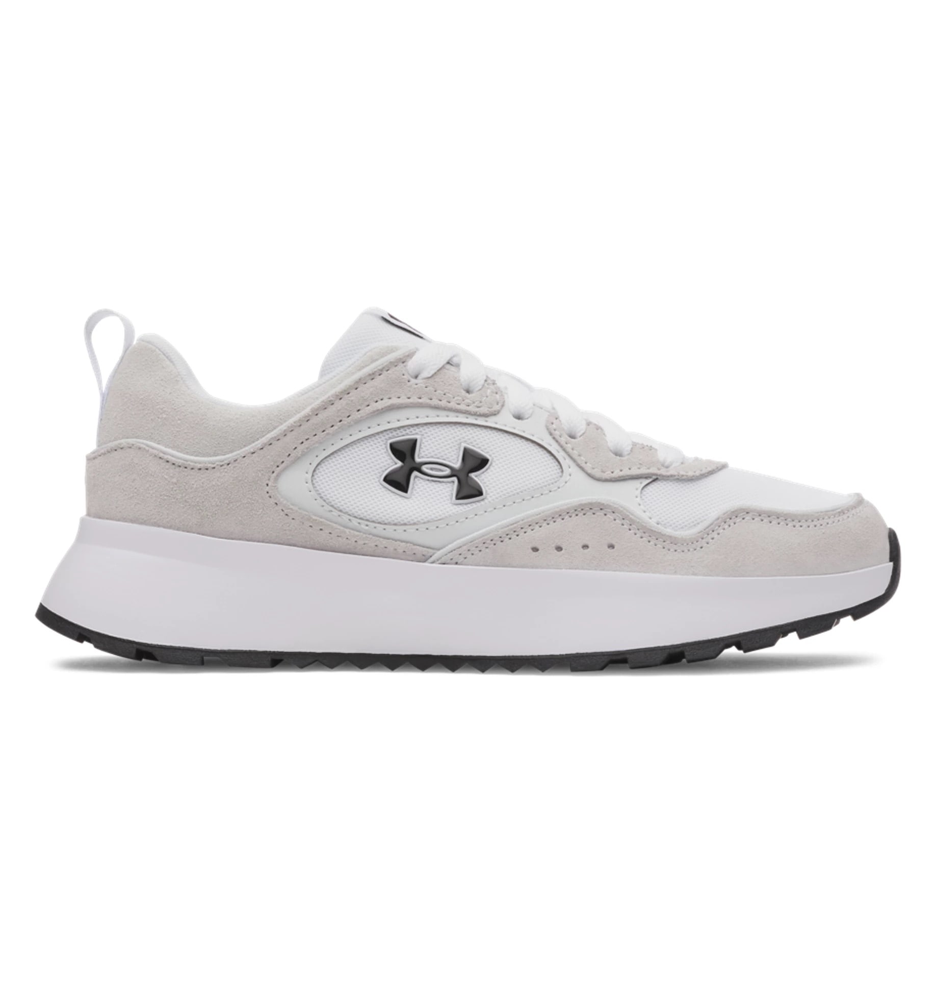 Under Armour UA W Mirage Sport Sneaker White/Halo Gray/Black 40 4