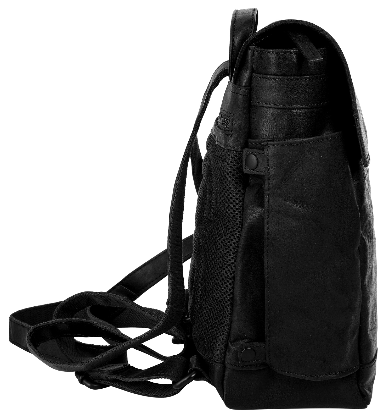 Spikes & Sparrow Laptoprucksack, echt Leder
