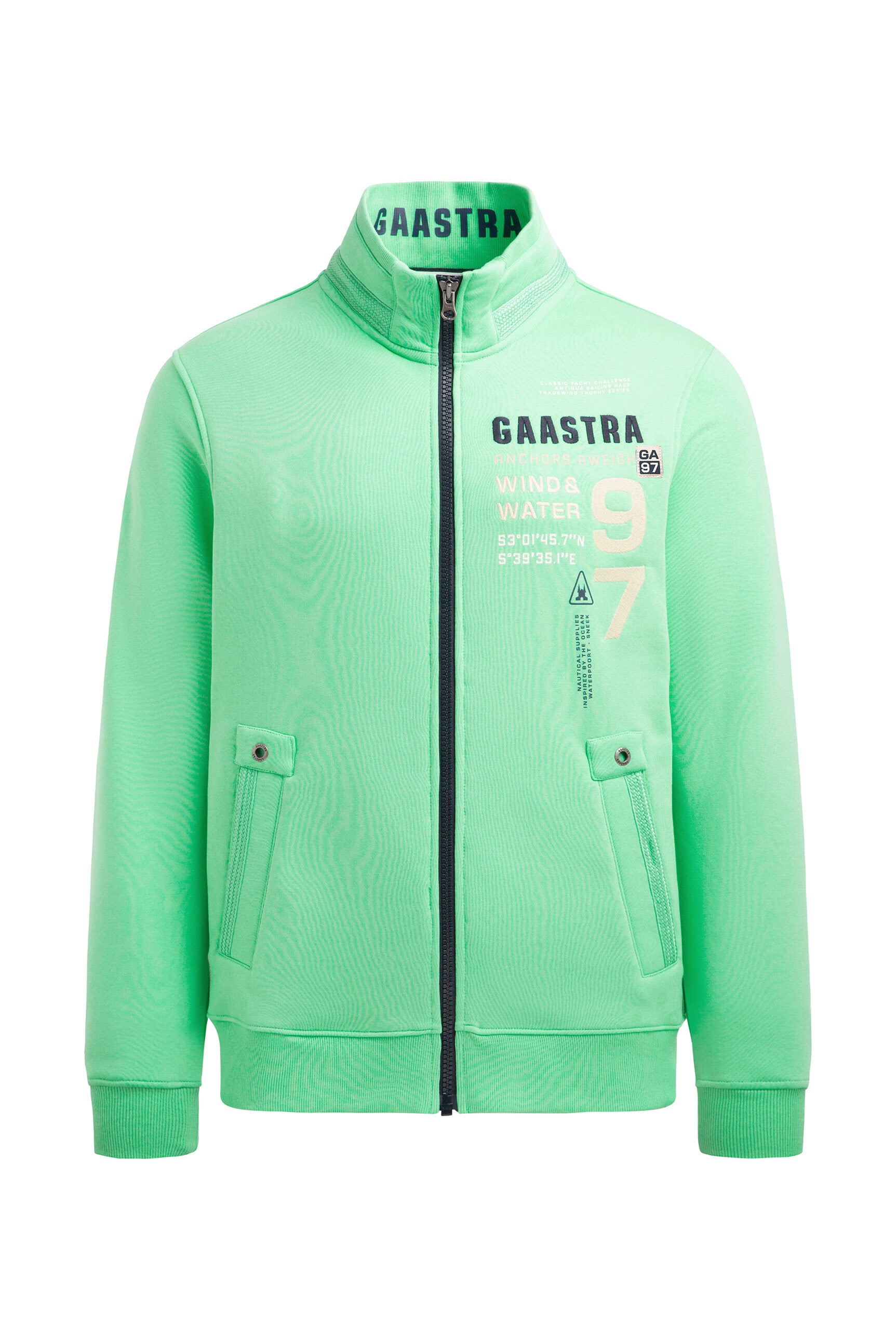 Gaastra Sweatjacke mit Stehkragen