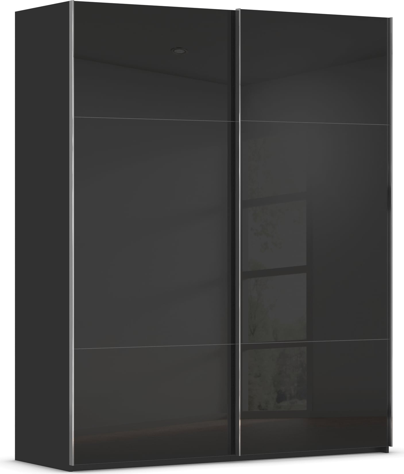 rauch Schwebetürenschrank "Kleiderschrank Schrank Garderobe Schlafzimmerschrank CONTIDO" 3 verschiedene Ausstattungen BASIC/CLASSIC/PREMIUM, aus hochwertigem Material in 6 Breiten 2 Griff-Farben MADE IN GERMANY