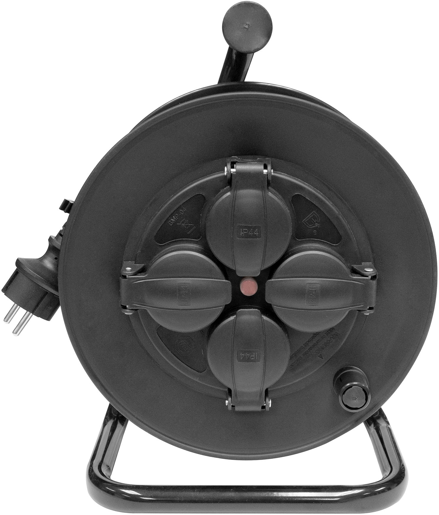 BM-WERKZEUGE Kabeltrommel, 25m, transparent, Steckdosenleisten