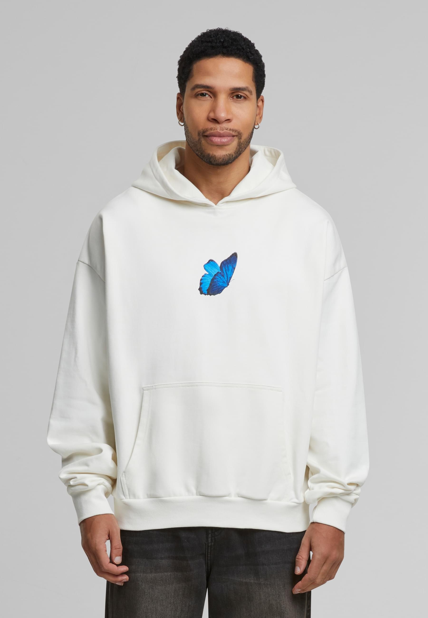 MisterTee Sweatshirt »MisterTee Unisex Le Papillon Heavy Oversize Hoody«, (1 tlg.)