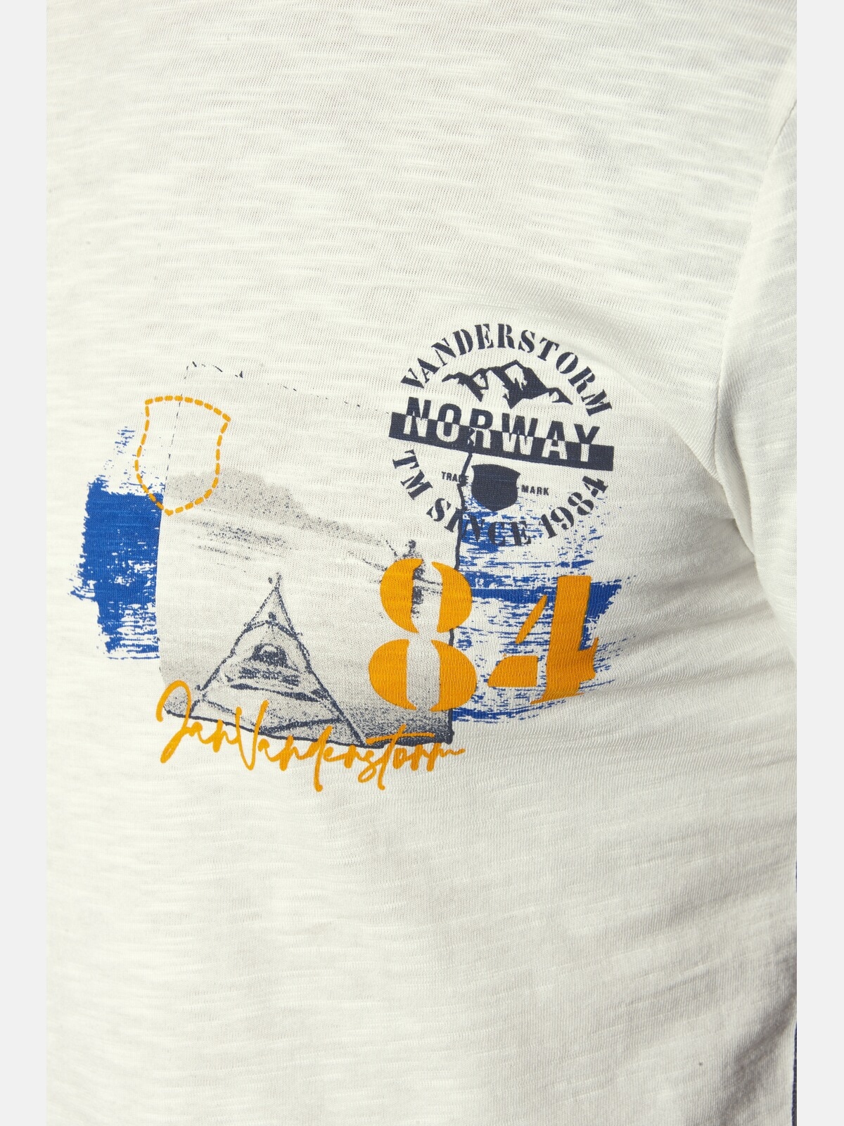 Jan Vanderstorm T-Shirt »T-Shirt TUPPE«, (1 tlg.)