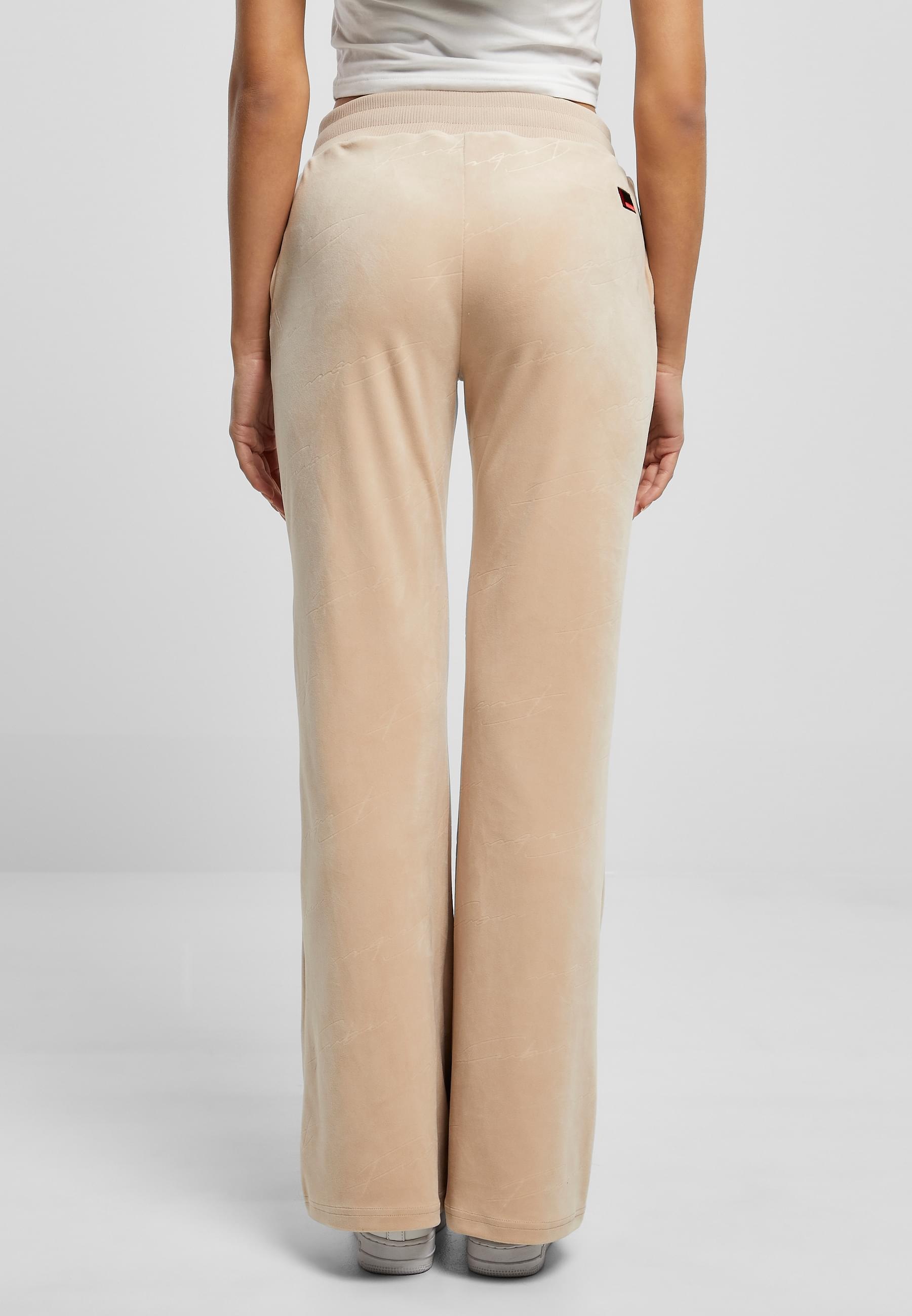 Fubu Stoffhose »Fubu Damen FW231-015-1 FUBU Signature Allover Velour Pants«, (1 tlg.)