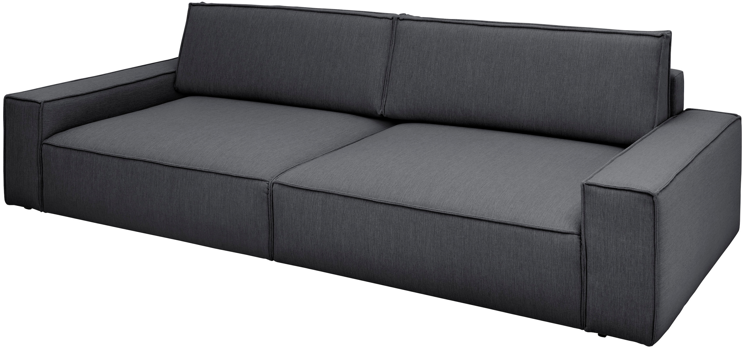 Home affaire Big-Sofa »NEU: SHERWOOD XXL, Big-Sofa (316cm), extra tiefe Sitzfläche 95 cm«, bequemer Sitzkomfort, Cord u. Leinenoptik, Kedernaht