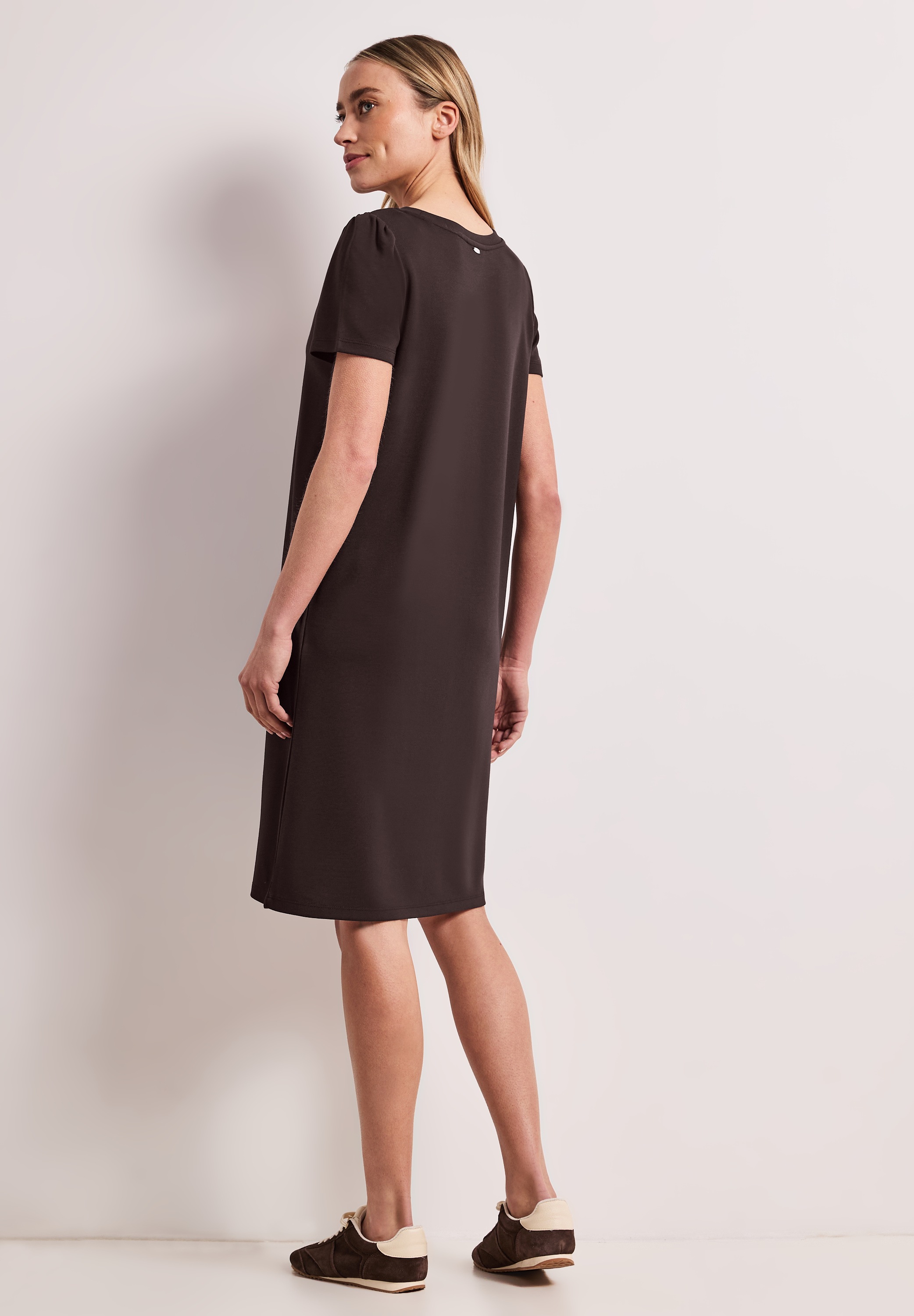 STREET ONE Midikleid Ohne Taschen mit Rundhalsausschnitt günstig online kaufen