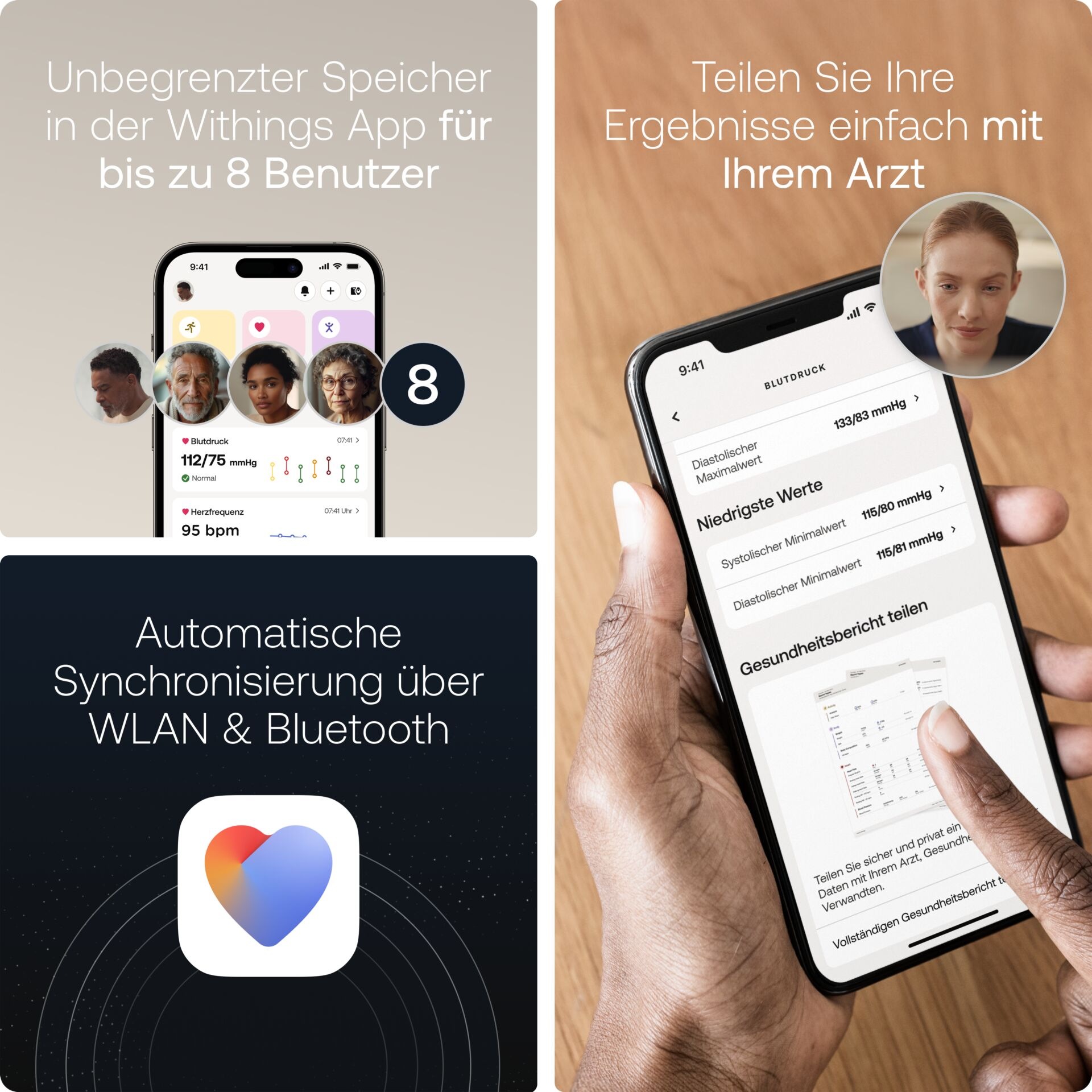 Withings Blutdruckmessgerät »BPM Vision«