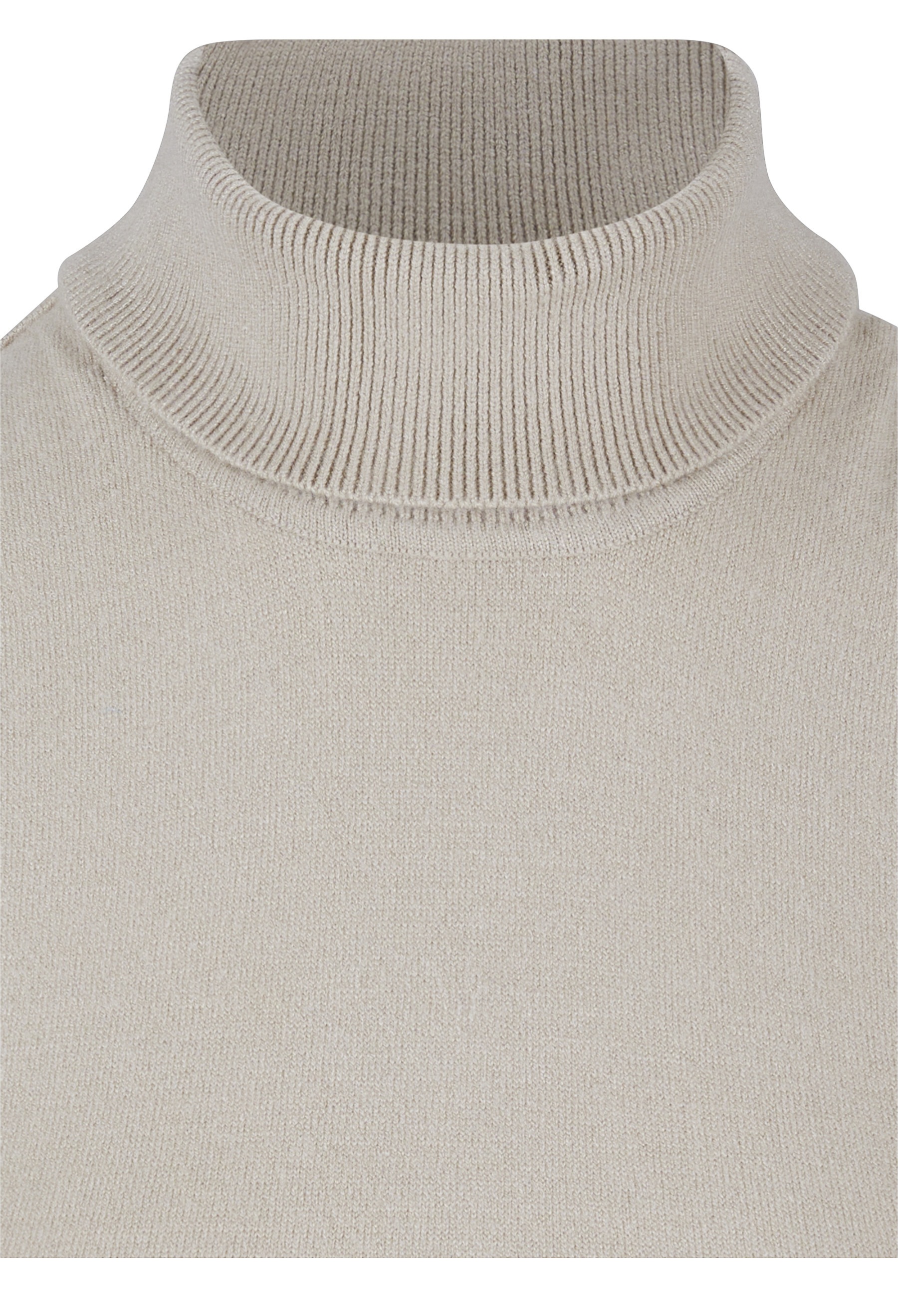 Thumbnail - URBAN CLASSICS Shirtkleid "Urban Classics Damen Ladies Knitted Eco Viscose Turtleneck Dress" 1 Stk. tlg.