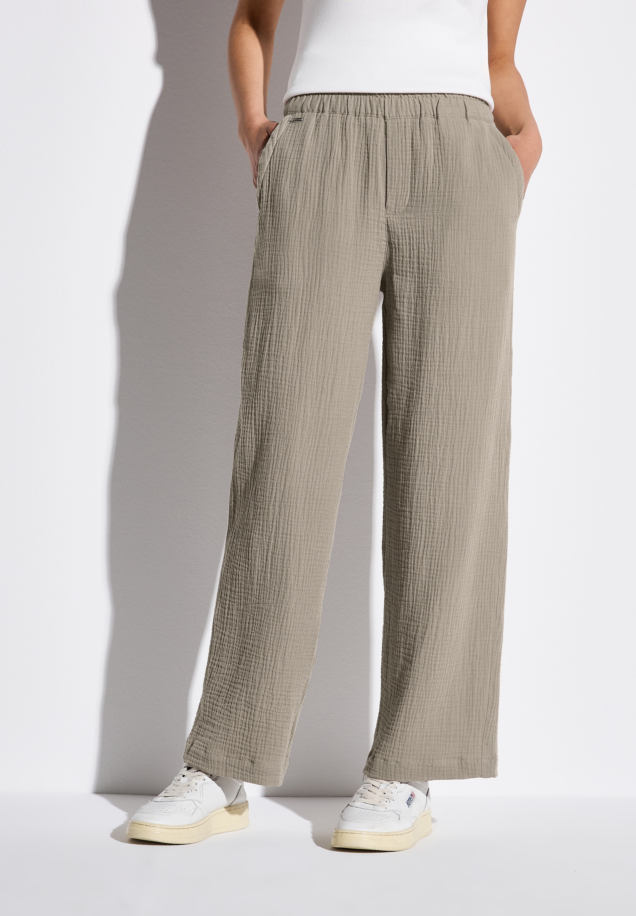 STREET ONE Stoffhose, High Waist günstig online kaufen