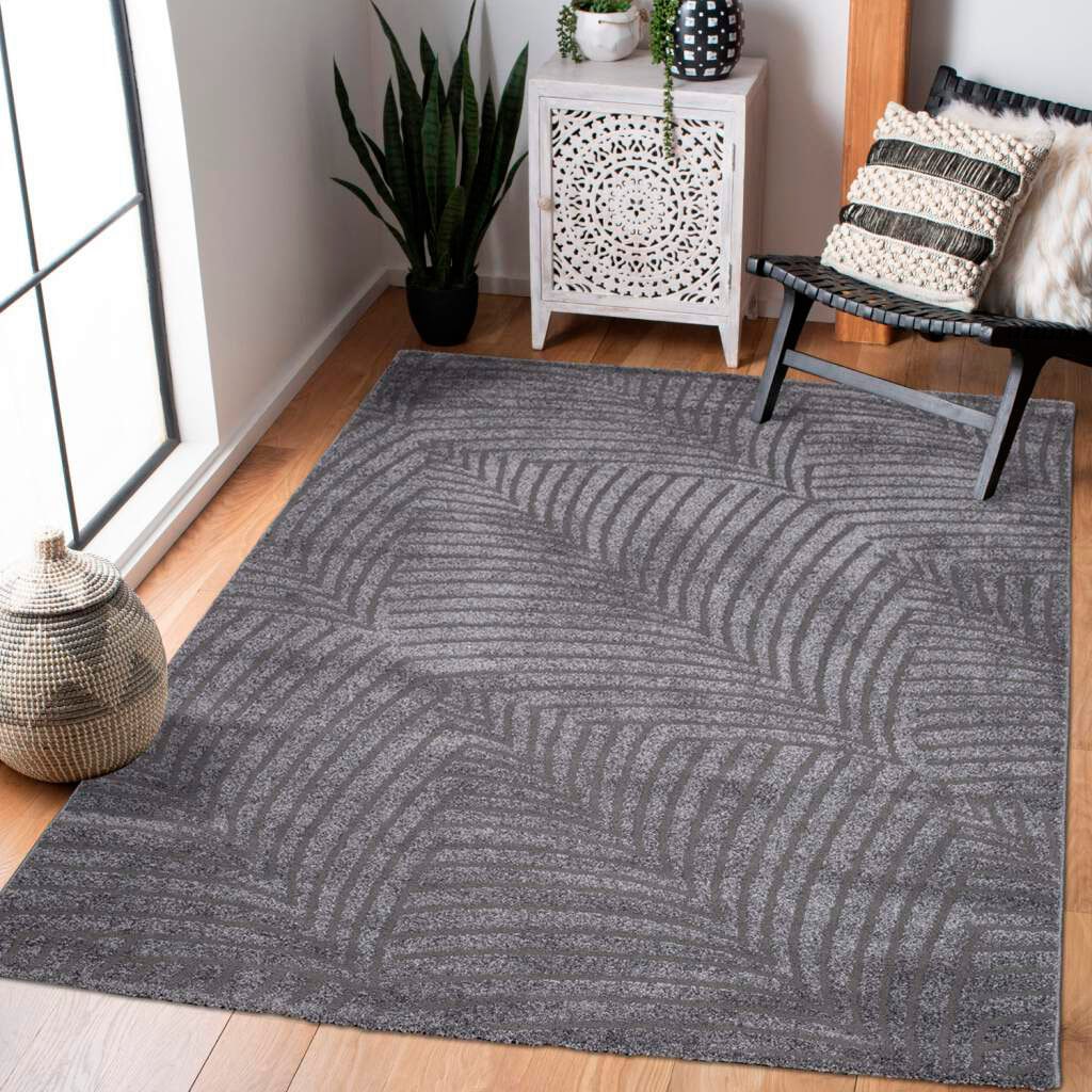Carpet City Teppich "Friseé-Teppich FANCY 648" rechteckig 12 mm Höhe Läufer günstig online kaufen