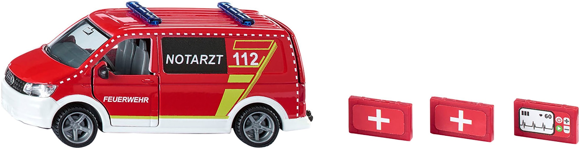 Siku Spielzeug-Auto »SIKU Super, VW T6 Notarztwagen (2116)«