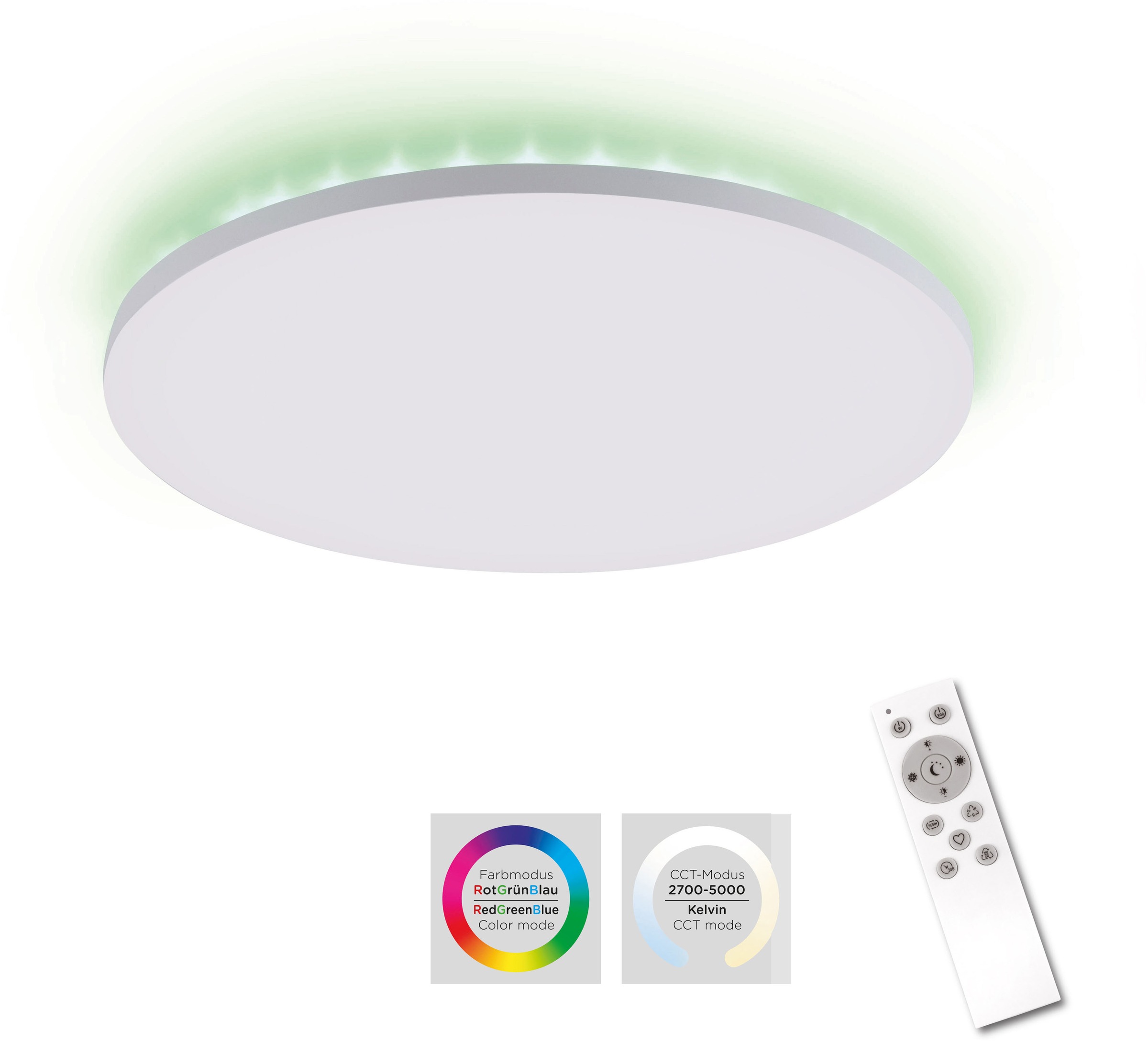 rahmenlos, | LED 42cm »Floki«, home 17W+1,8W Deckenleuchte mit Ø CCT my Rainbow 2 RGB, BAUR flammig-flammig,