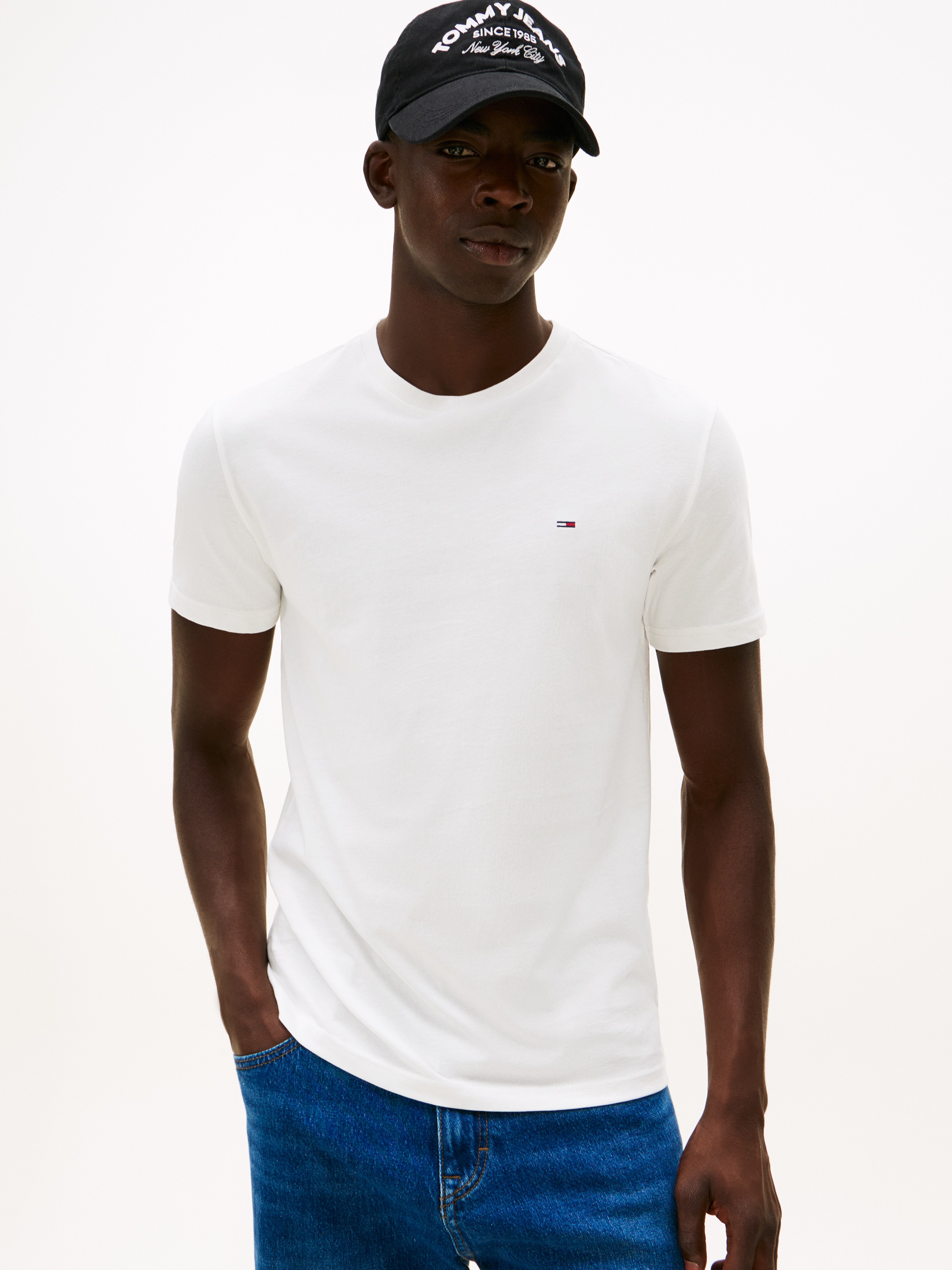 Thumbnail - Tommy Jeans T-Shirt "TJM EXTRA SLIM 3 PACK" Packung, 3 Mit Rundhalsausschnitt