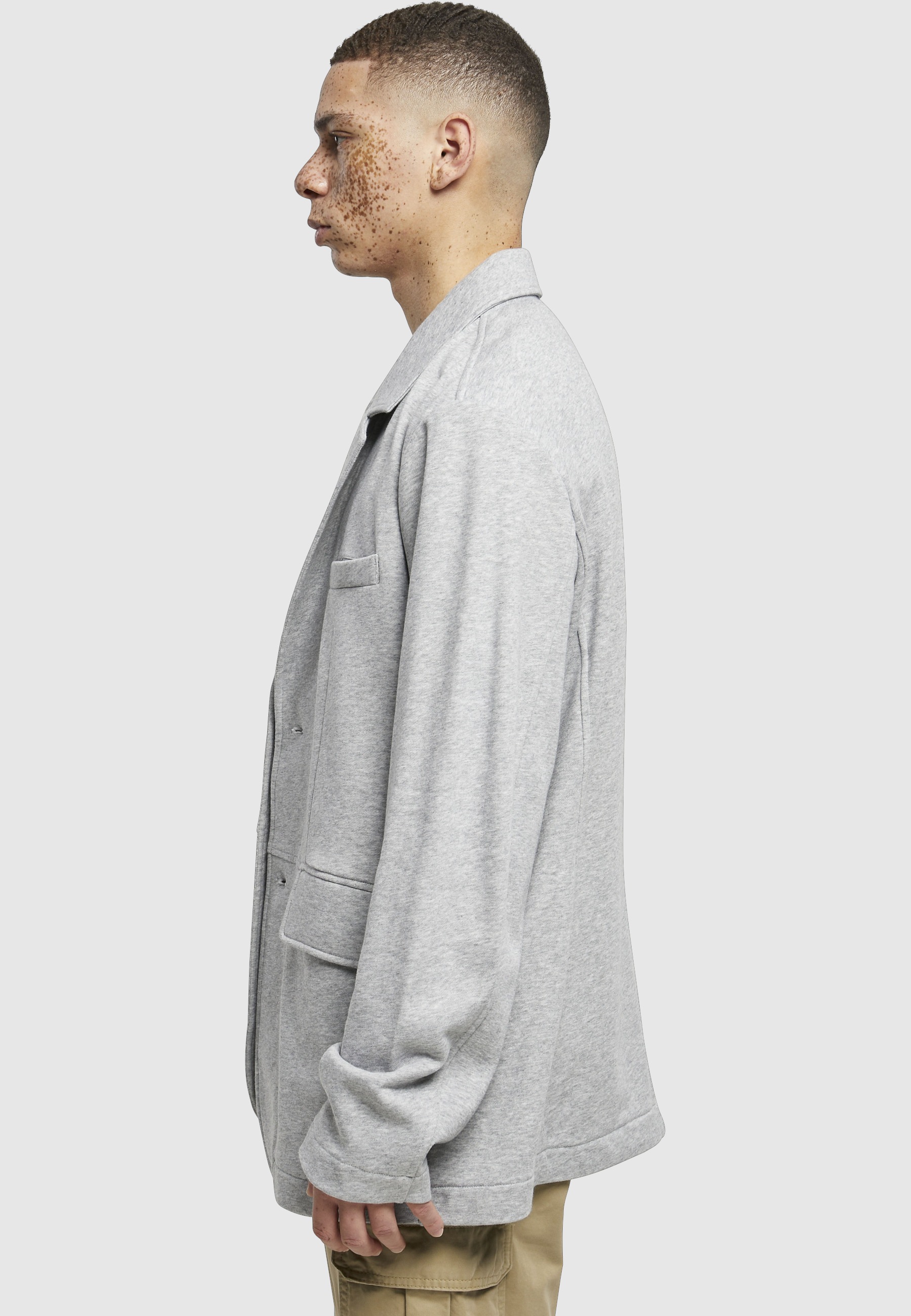 URBAN CLASSICS Langmantel »Urban Classics Herren Terry Blazer«