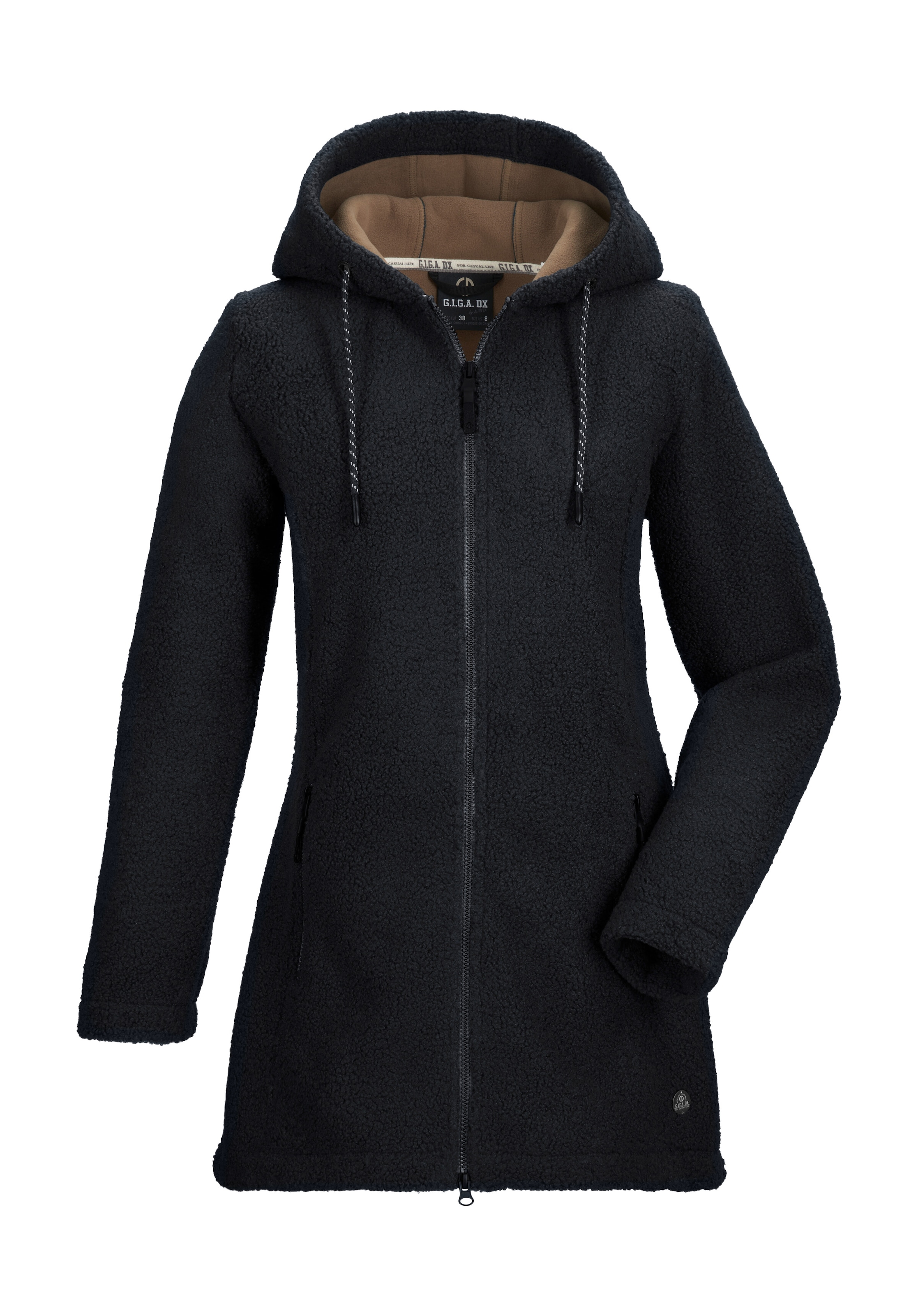 G.I.G.A. DX by killtec Fleecejacke »GW 41 WMN PRK« Weicher Strickfleeceparka, 2-Wege-Reißverschluss, Kapuze