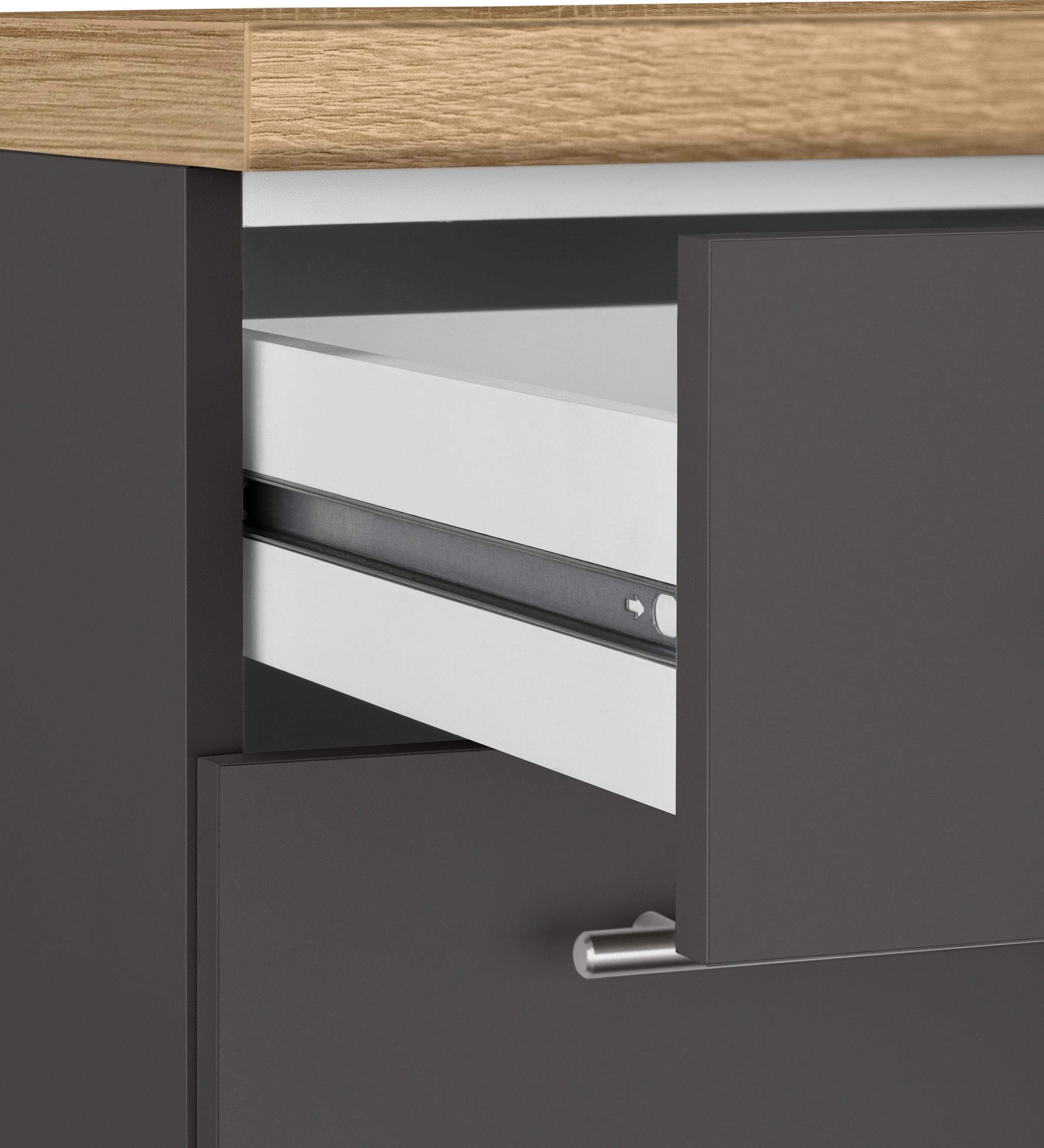 wiho Küchen Küchenzeile »Unna«, ohne E-Geräte, Breite 220 cm